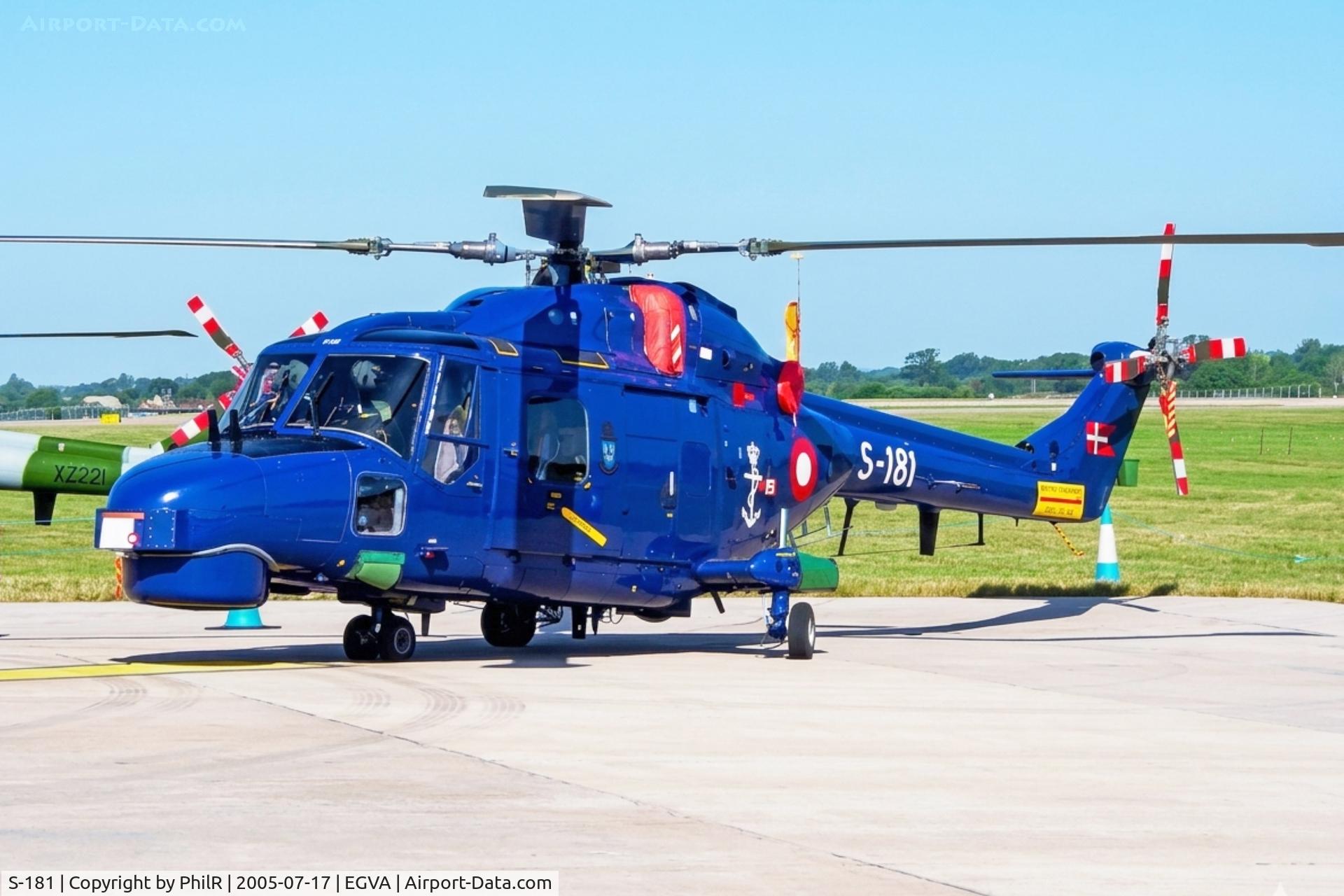 S-181, Westland Lynx MK80 C/N 181, S-181 2001 Westland Super Lynx Mk 90B RDanN RIAT 
