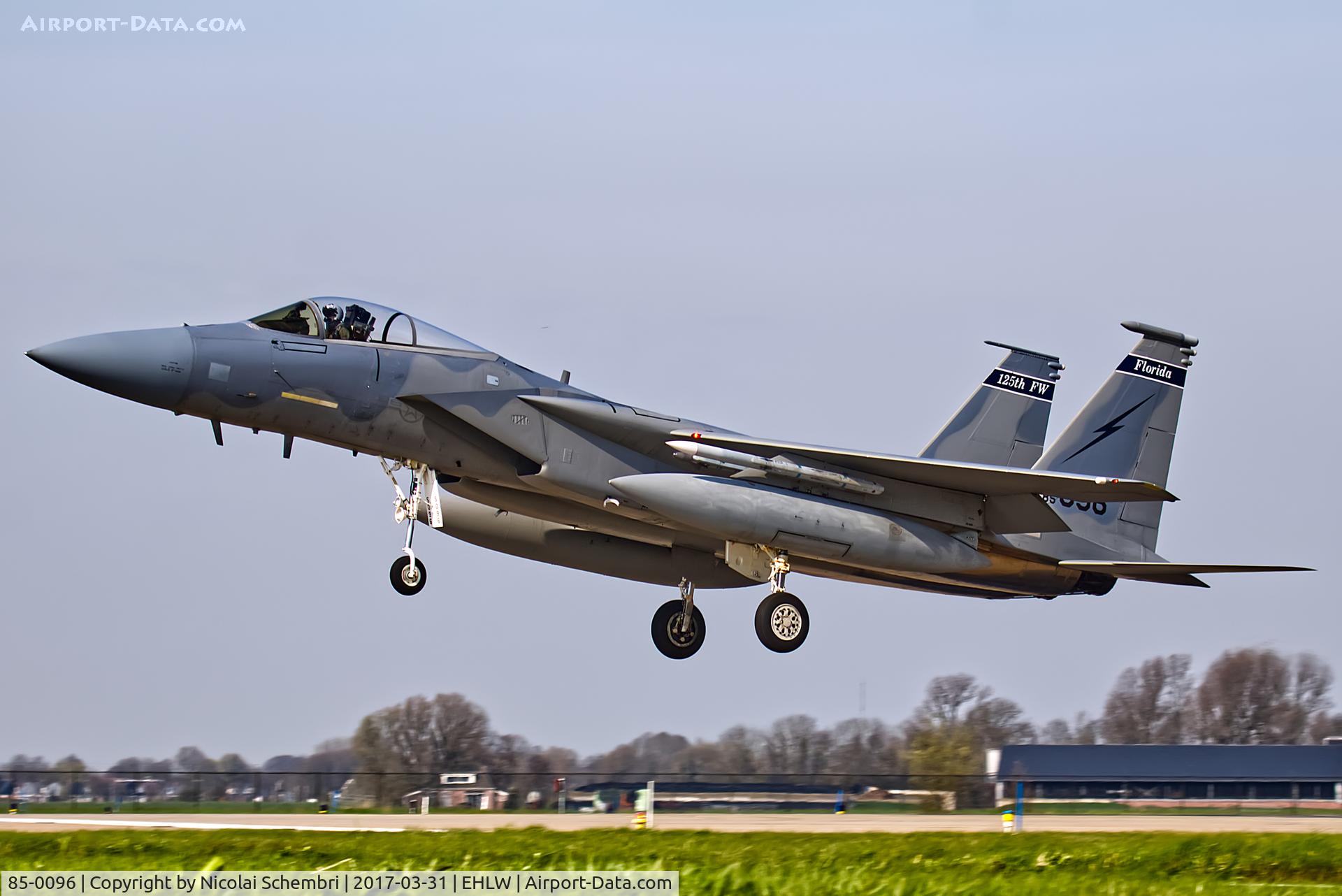 85-0096, 1985 McDonnell Douglas F-15C Eagle C/N 0948/C338, Operation Frisian Flag 2017