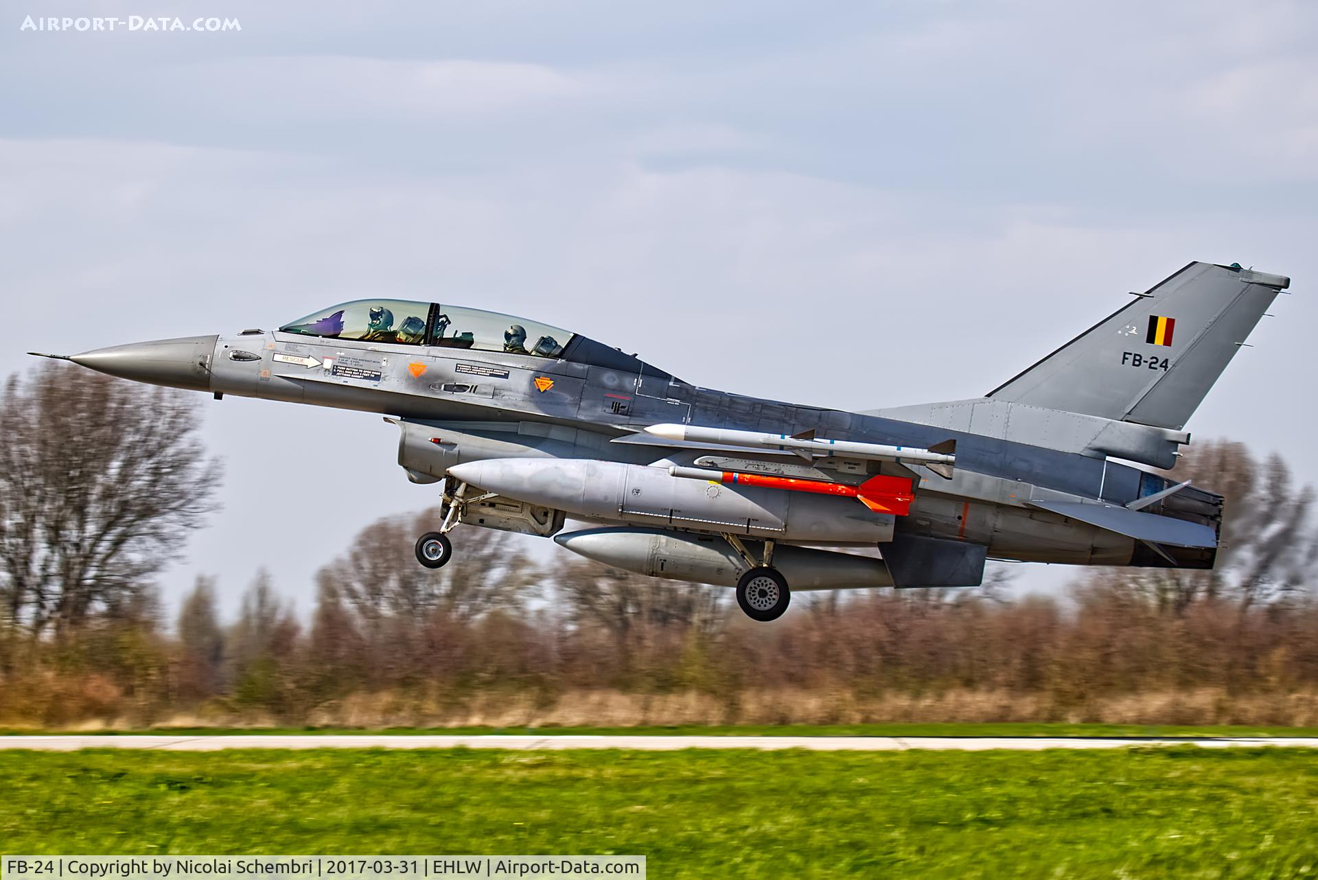 FB-24, General Dynamics F-16BM Fighting Falcon C/N 6J-24, Operation Frisian Flag 2017