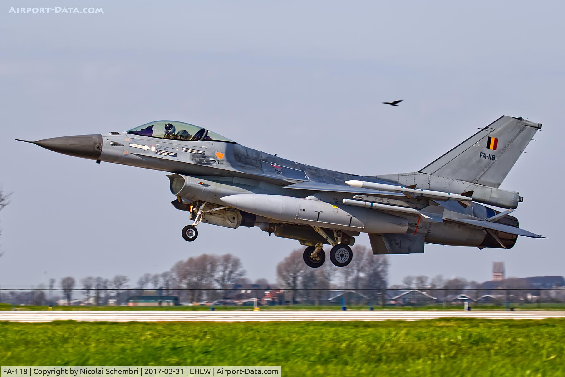 FA-118, SABCA F-16AM Fighting Falcon C/N 6H-118, Operation Frisian Flag 2017