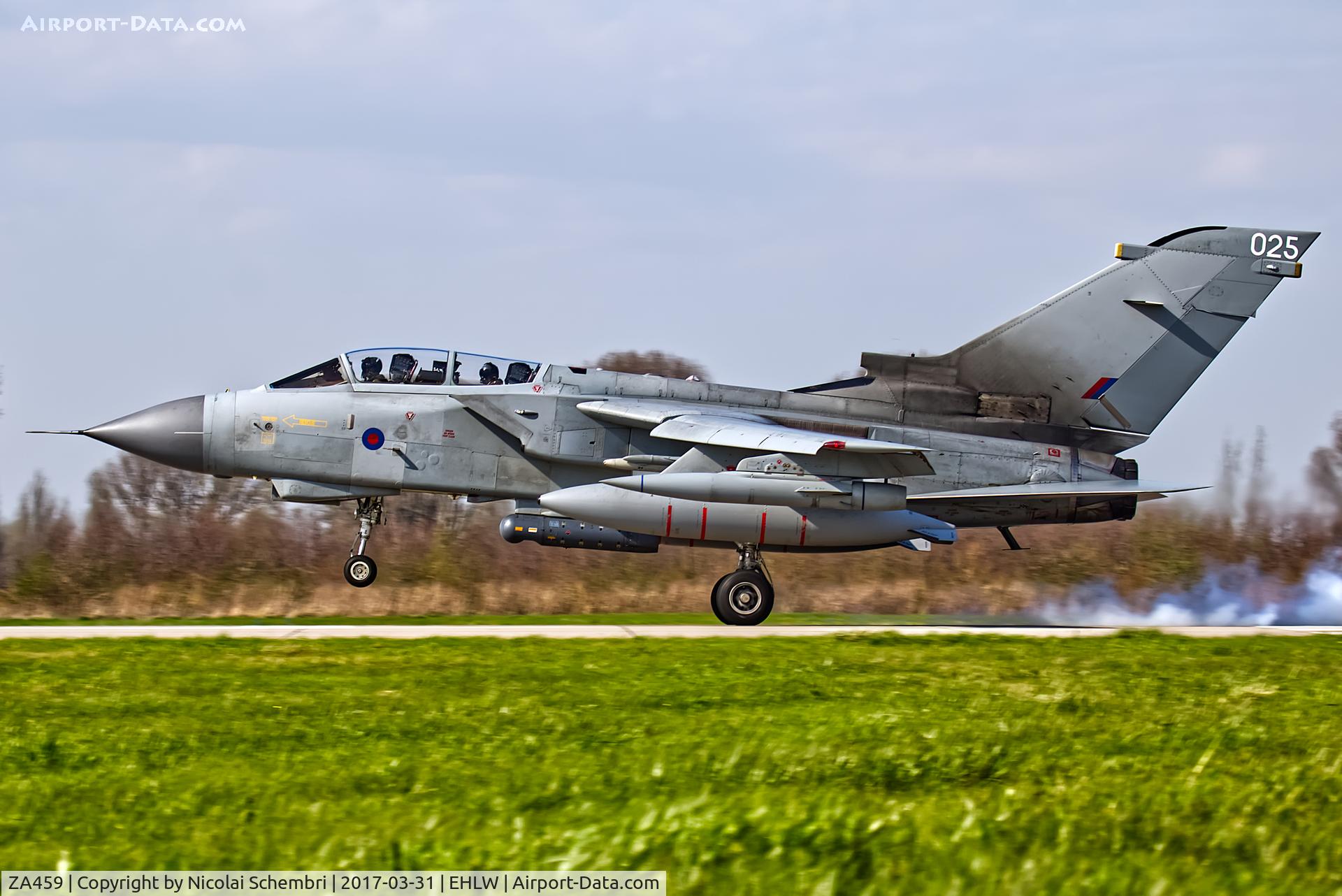 ZA459, 1983 Panavia Tornado GR.4 C/N BS089/264/3125, Operation Frisian Flag 2017