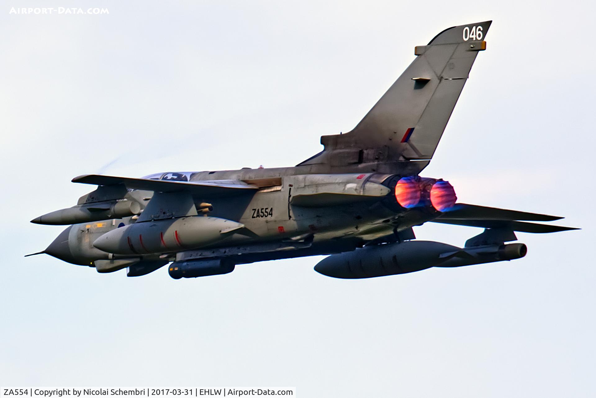 ZA554, 1981 Panavia Tornado GR.4 C/N 071/BS019/3038, Operation Frisian Flag 2017