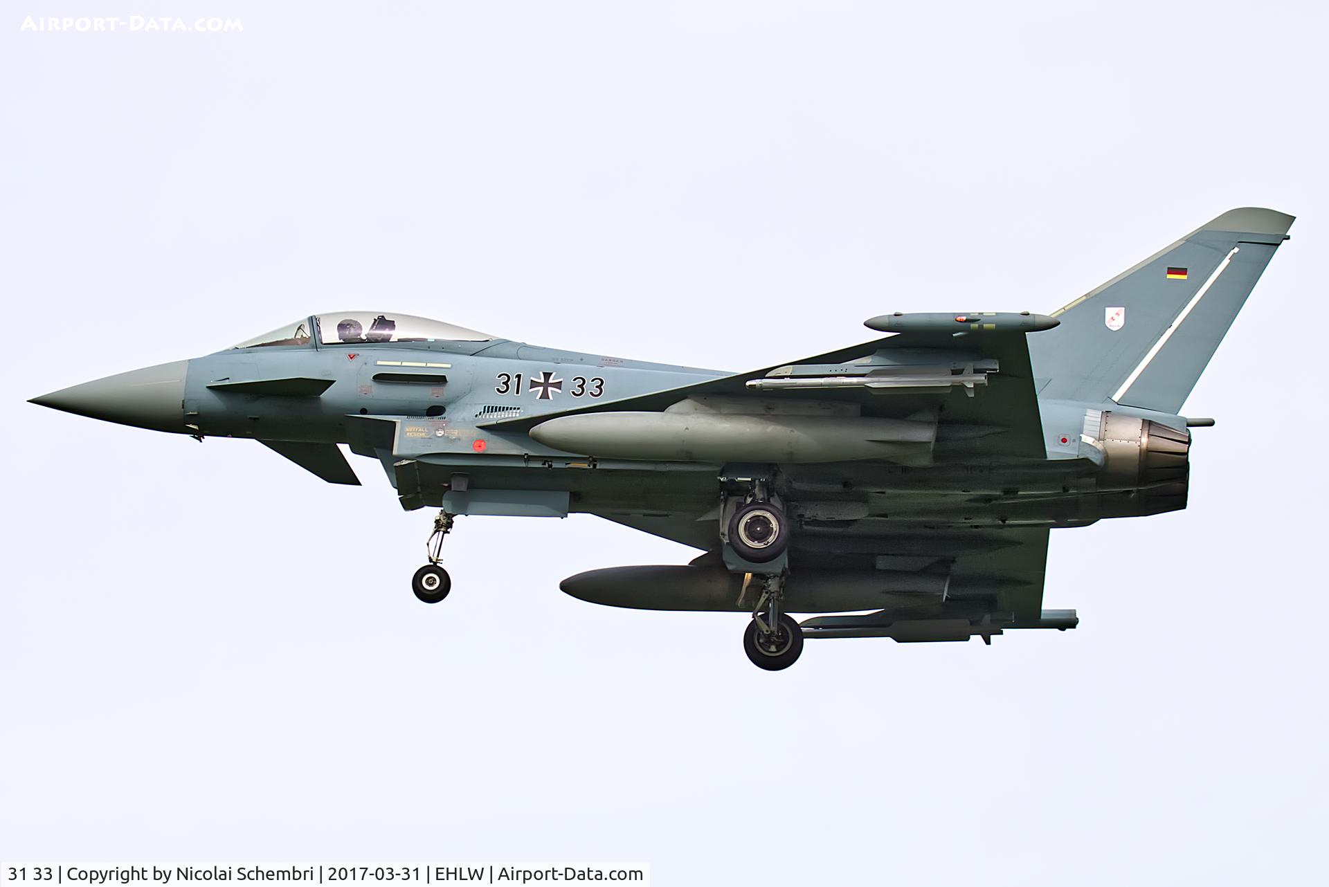 31 33, Eurofighter EF-2000 Typhoon S C/N GS093, Operation Frisian Flag 2017