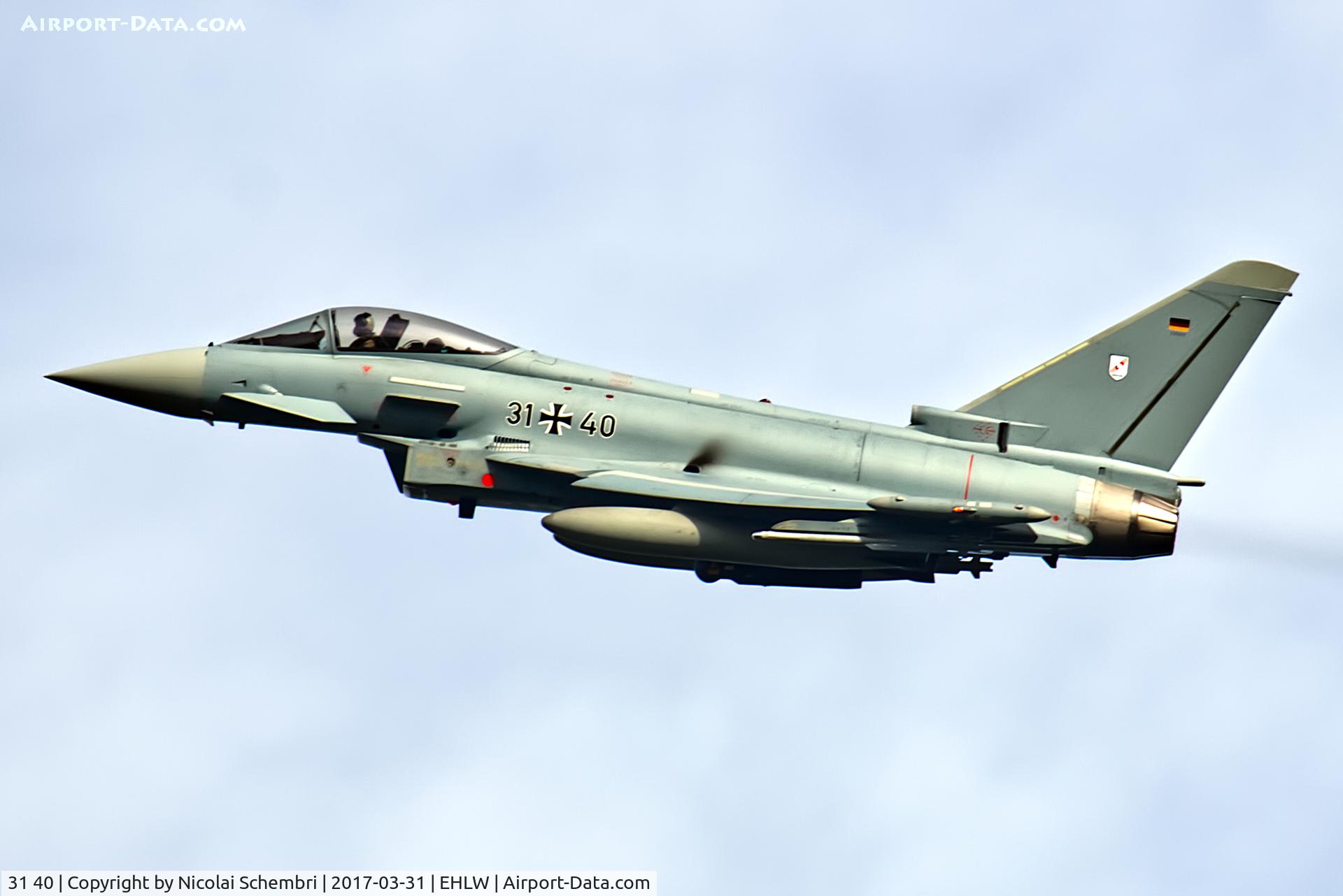 31 40, 2016 Eurofighter EF-2000 Typhoon S C/N GS0100, Operation Frisian Flag 2017