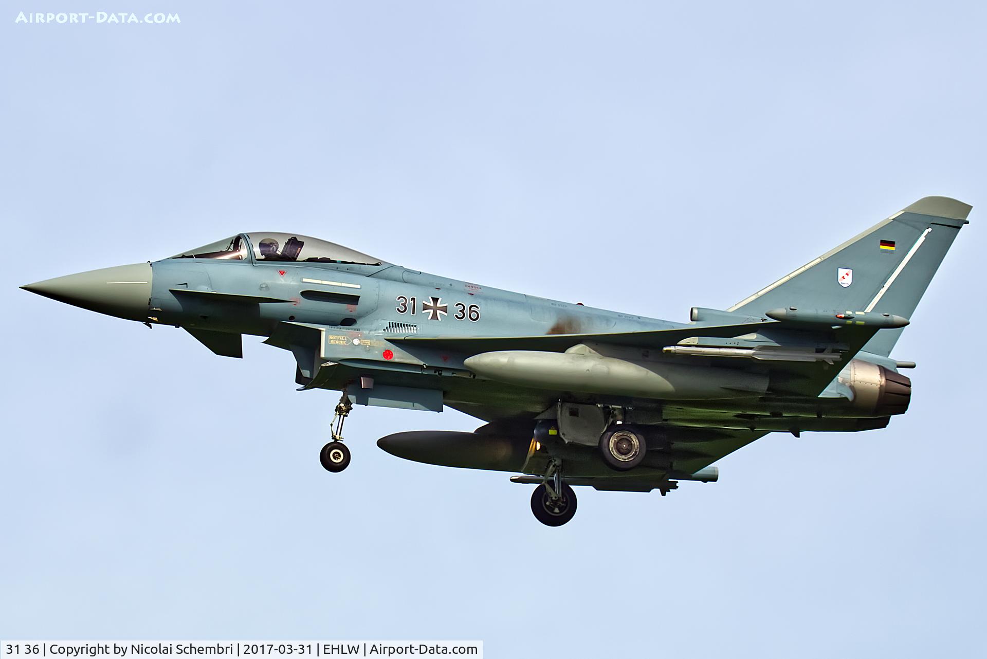 31 36, Eurofighter EF-2000 Typhoon S C/N GS096, Operation Frisian Flag 2017