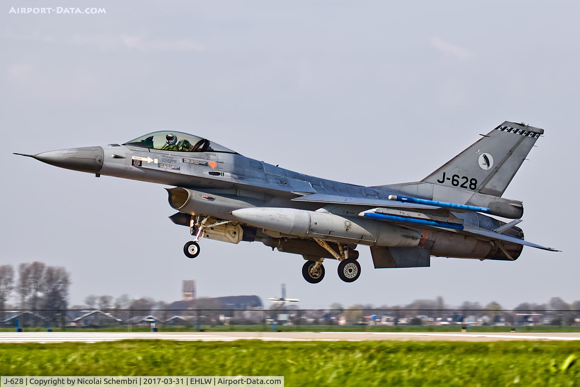 J-628, Fokker F-16A Fighting Falcon C/N 6D-60, Operation Frisian Flag 2017