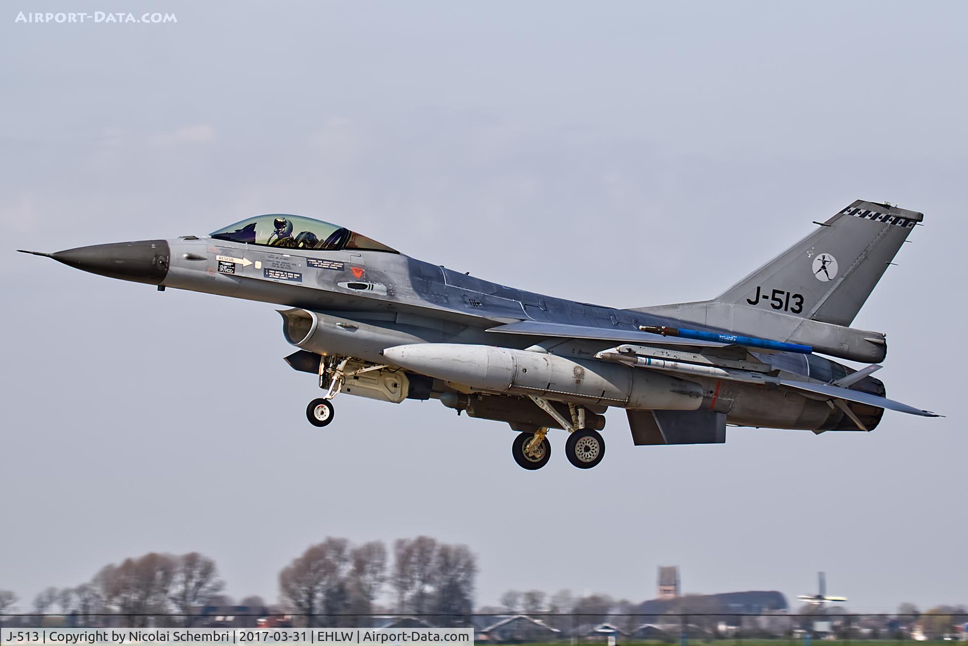 J-513, Fokker F-16A Fighting Falcon C/N 6D-152, Operation Frisian Flag 2017