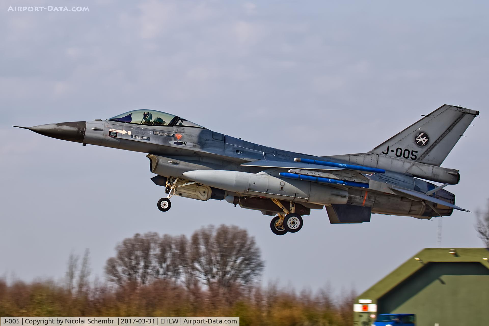 J-005, Fokker F-16AM Fighting Falcon C/N 6D-161, Operation Frisian Flag 2017