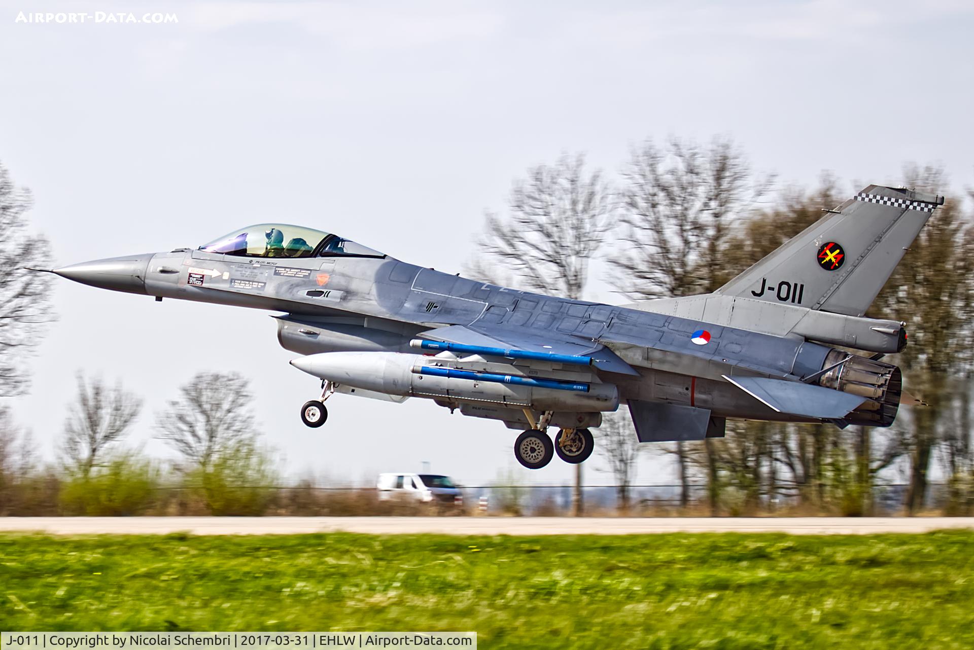 J-011, Fokker F-16AM Fighting Falcon C/N 6D-167, Operation Frisian Flag 2017