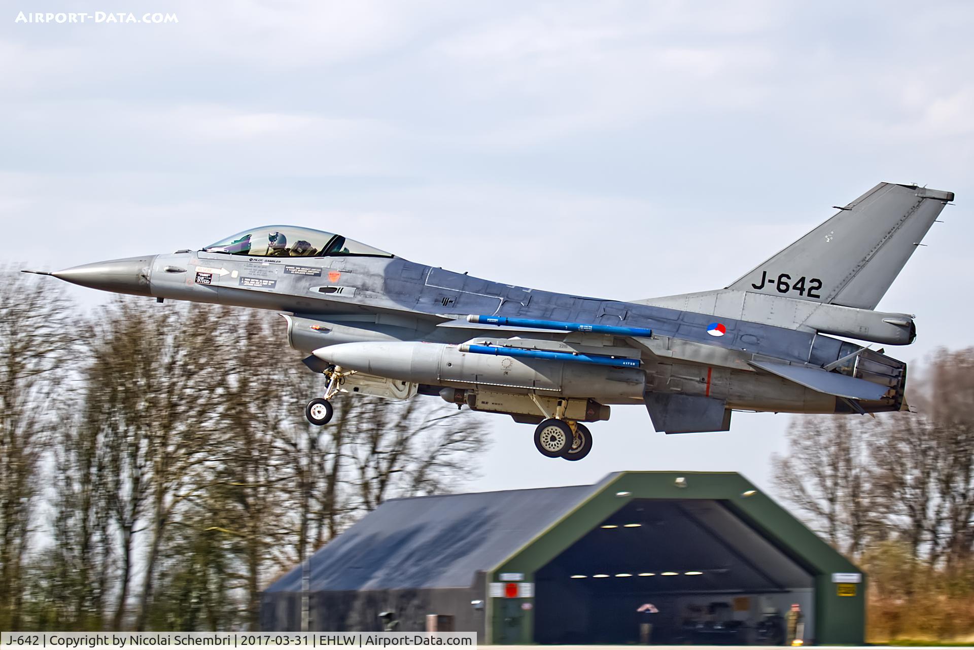 J-642, Fokker F-16AM Fighting Falcon C/N 6D-74, Operation Frisian Flag 2017