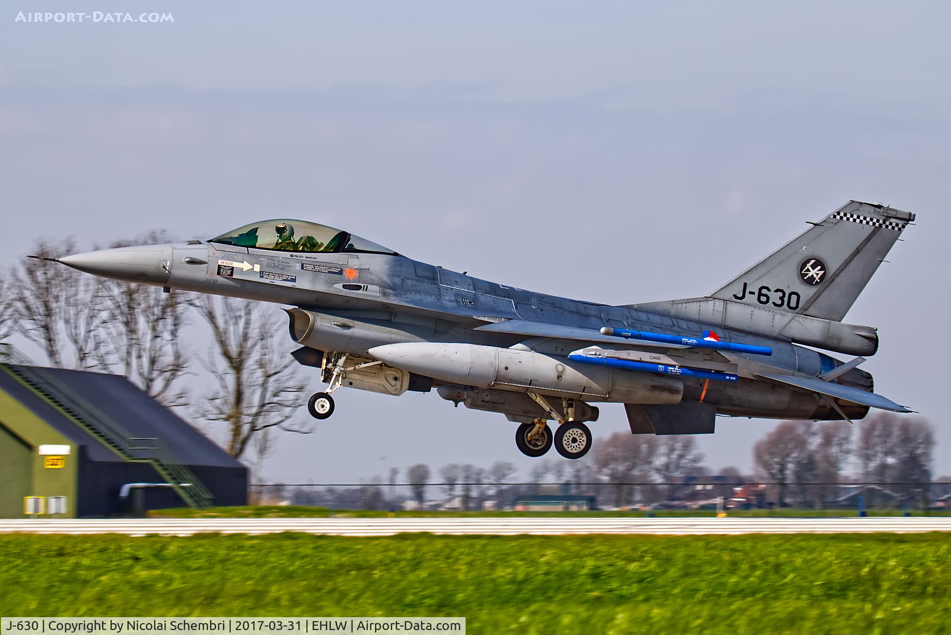 J-630, 1980 Fokker F-16AM Fighting Falcon C/N 6D-62, Operation Frisian Flag 2017