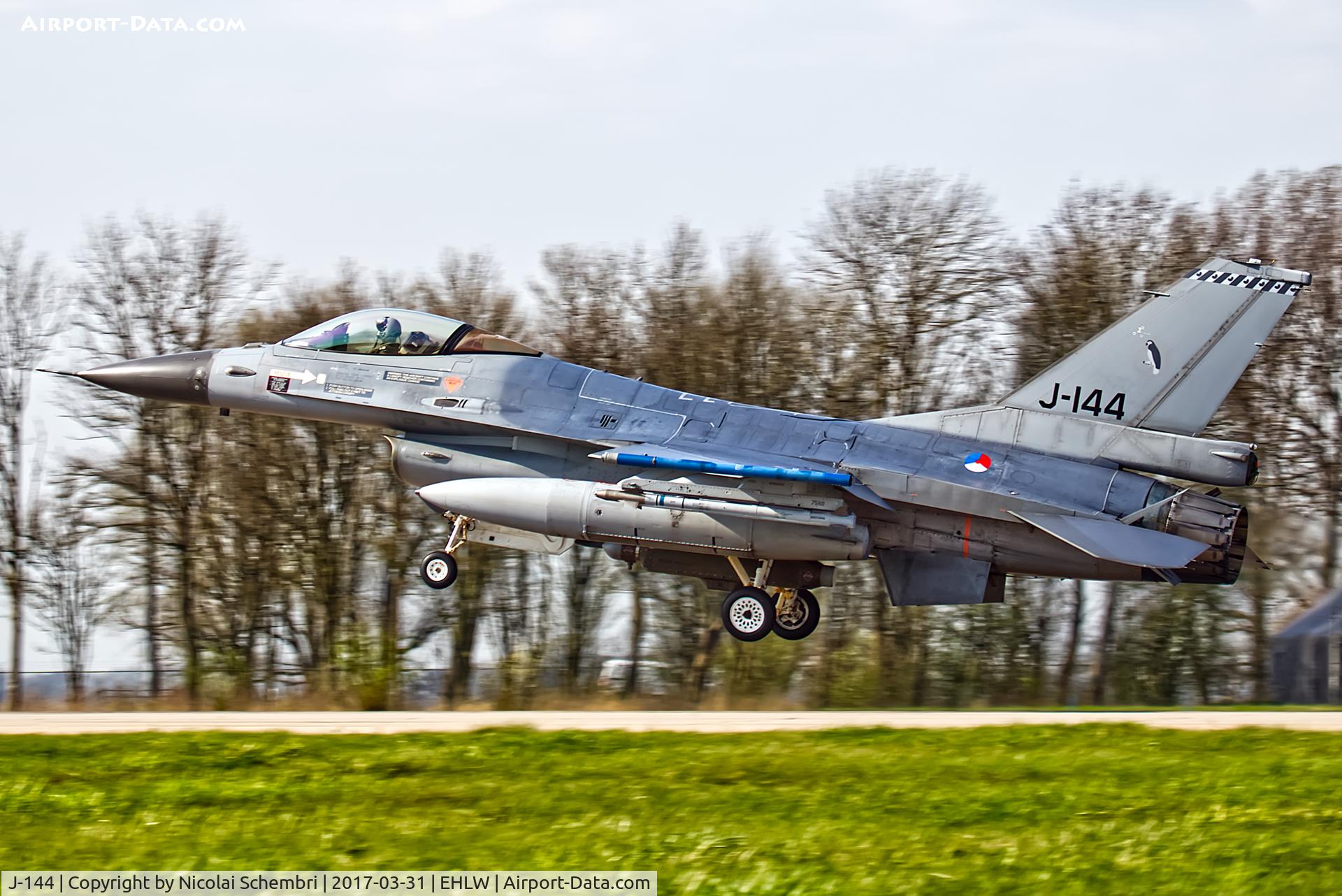 J-144, Fokker F-16AM Fighting Falcon C/N 6D-134, Operation Frisian Flag 2017