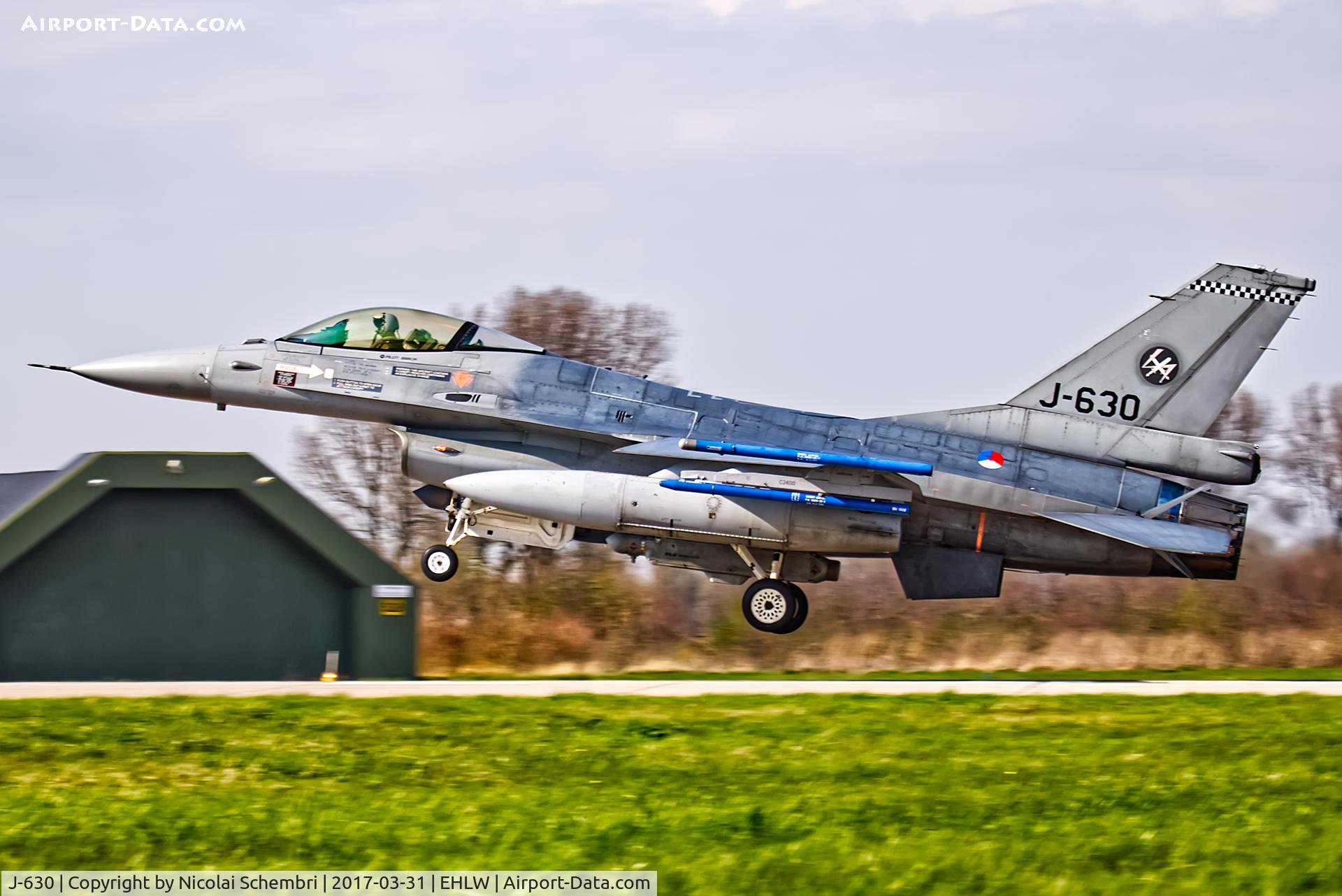 J-630, 1980 Fokker F-16AM Fighting Falcon C/N 6D-62, Operation Frisian Flag 2017