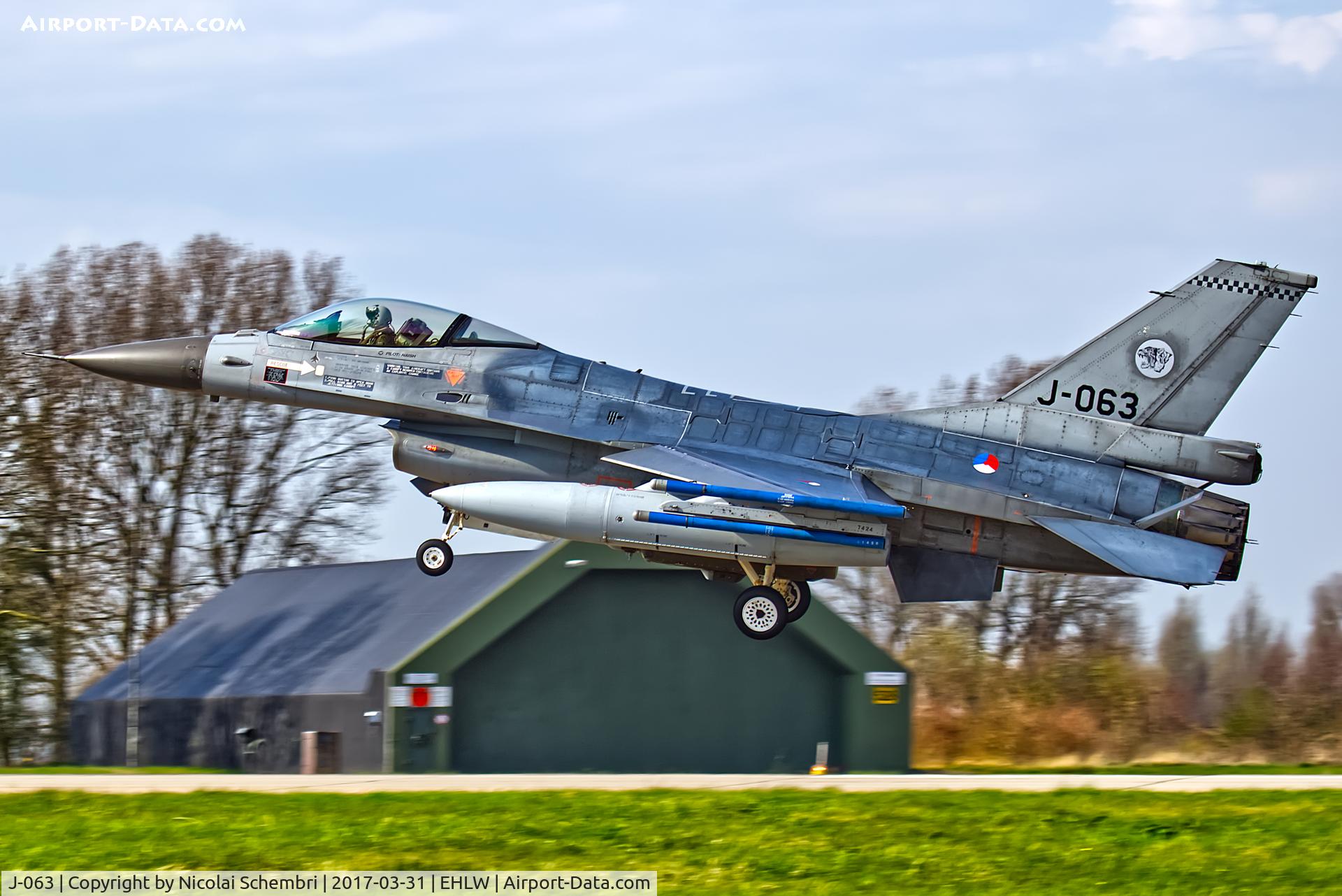 J-063, Fokker F-16AM Fighting Falcon C/N 6D-146, Operation Frisian Flag 2017