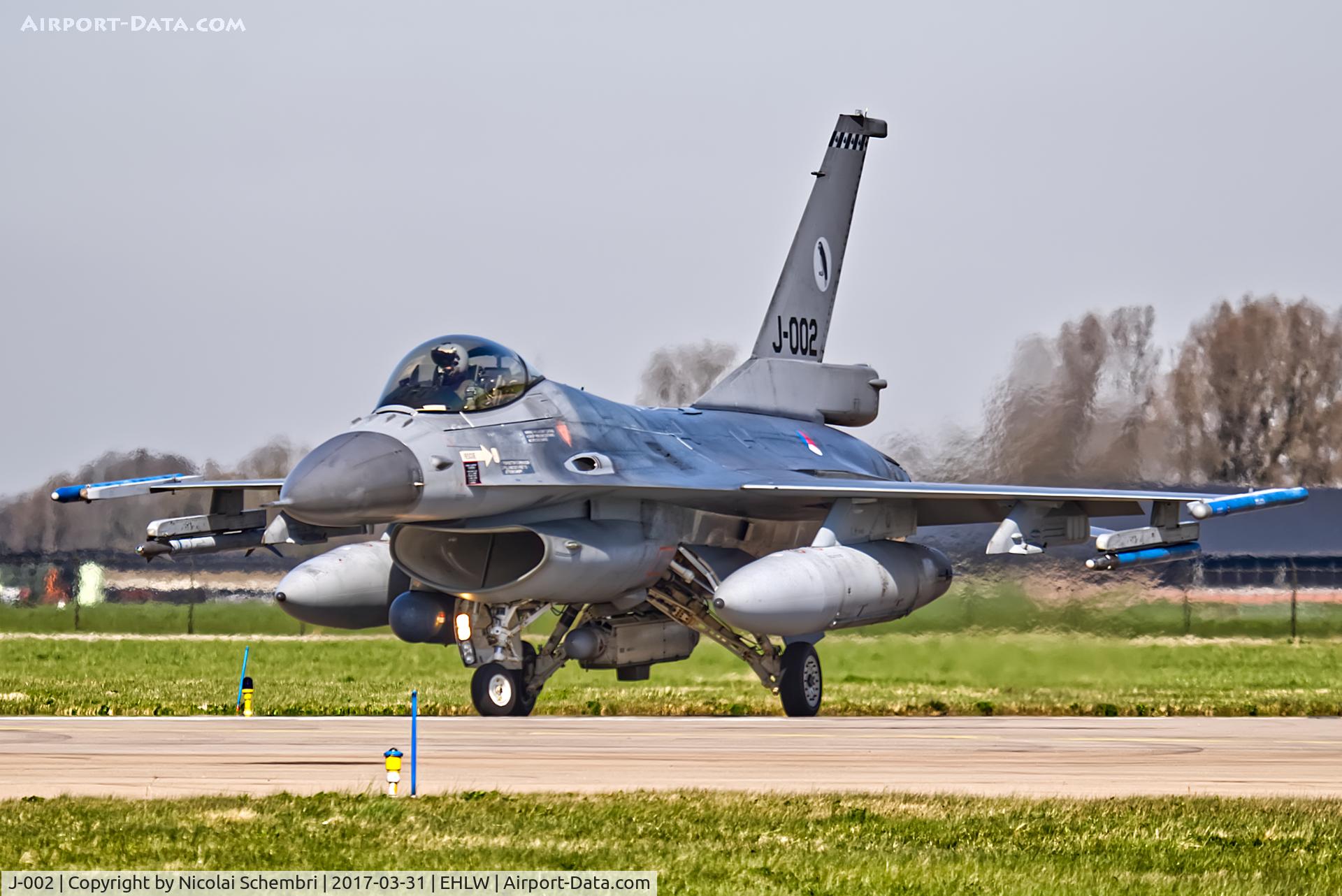 J-002, Fokker F-16A Fighting Falcon C/N 6D-158, Operation Frisian Flag 2017
