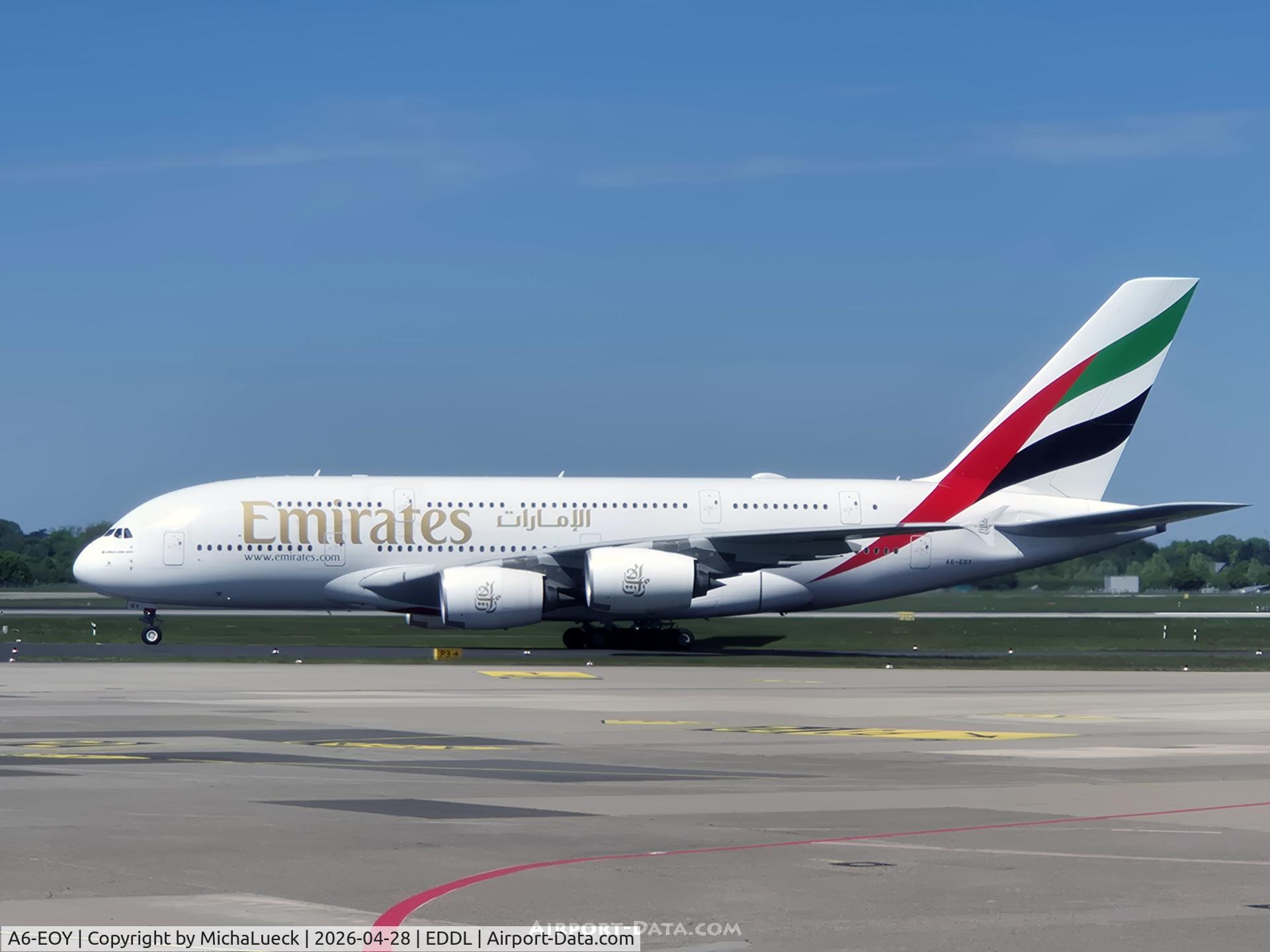 A6-EOY, 2015 Airbus A380-861 C/N 209, At Lohausen