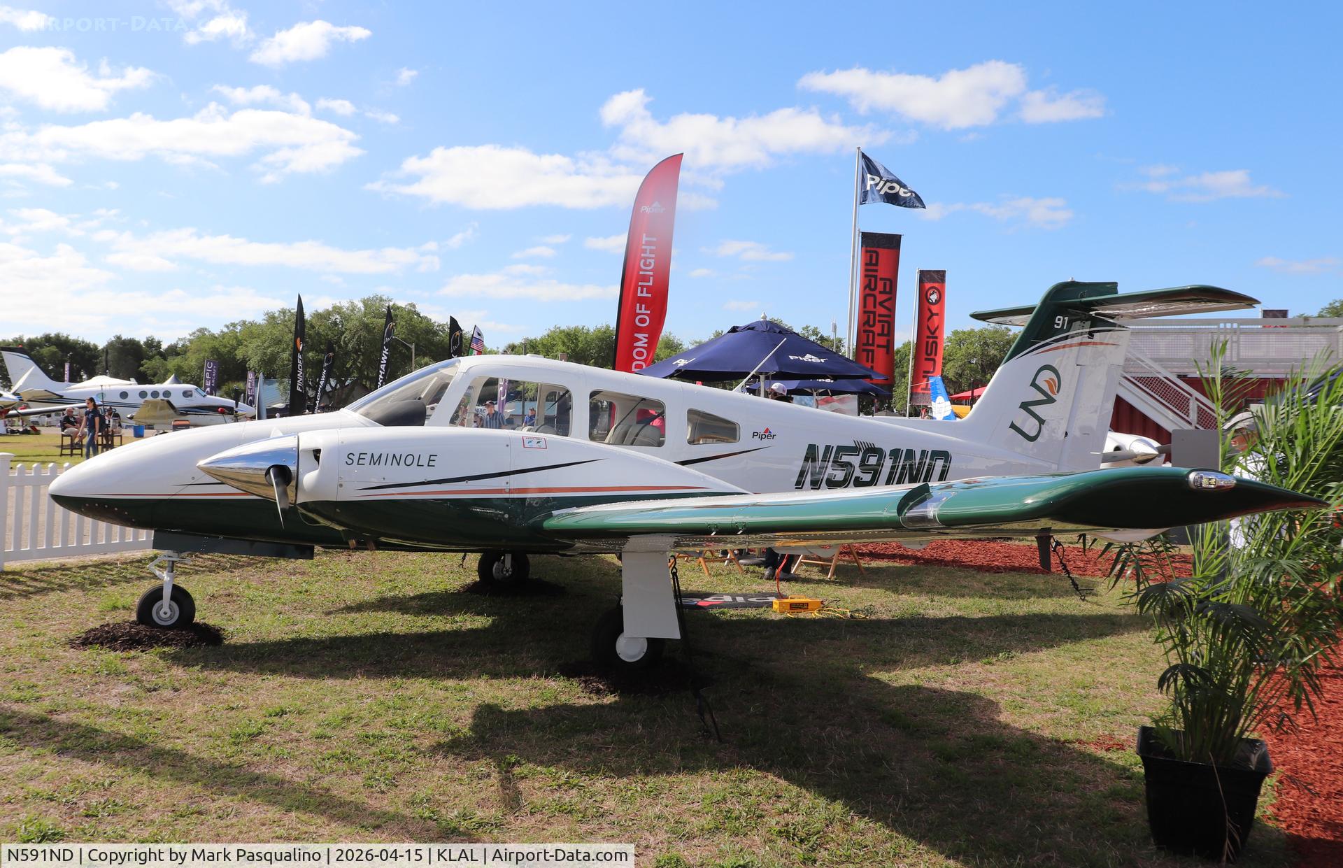 N591ND, 2026 Piper PA-44-180 Seminole C/N 4496633, Piper PA-44-180