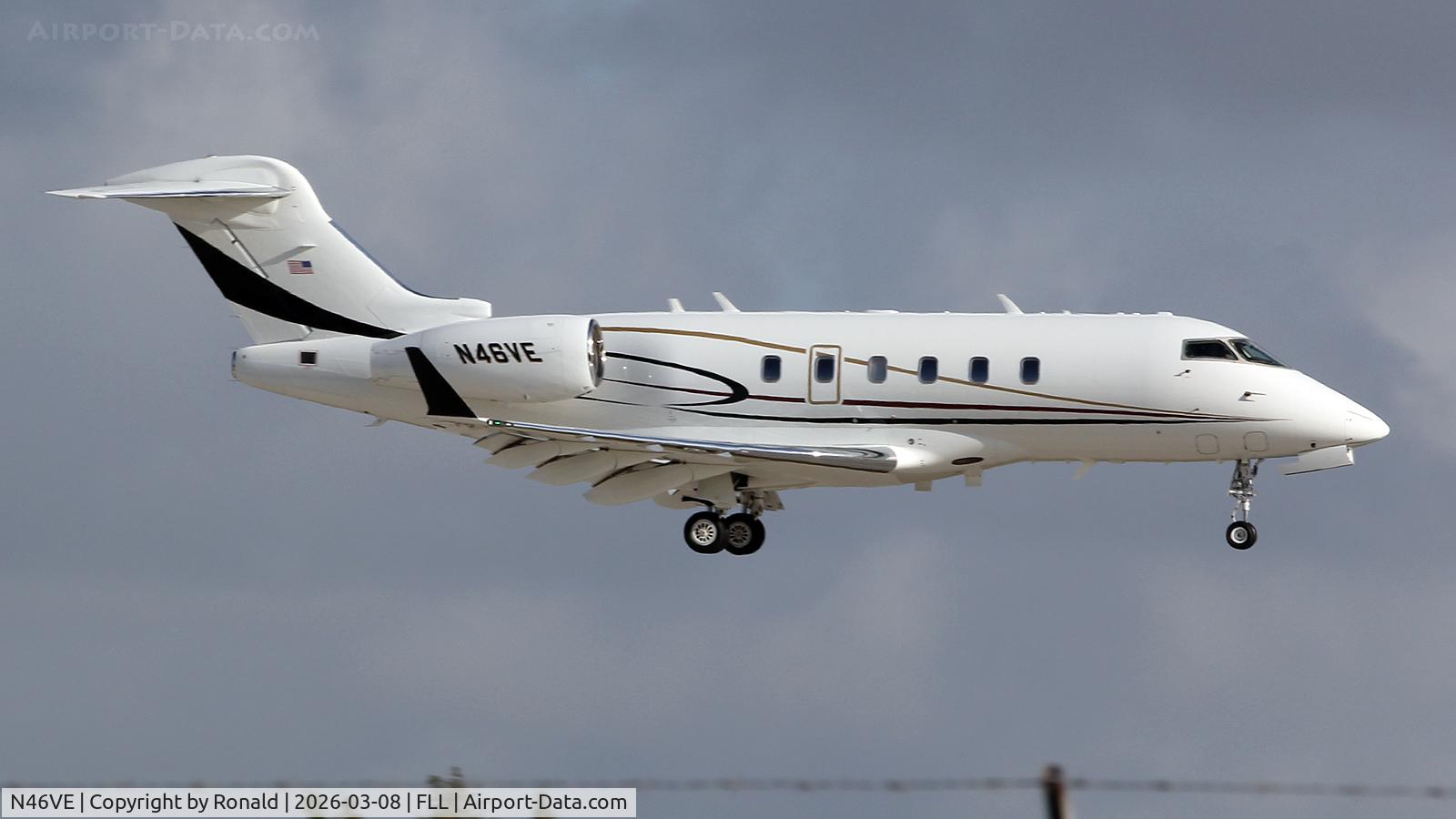 N46VE, 2013 Bombardier BD-100-1A10 Challenger 300 C/N 20396, at fll