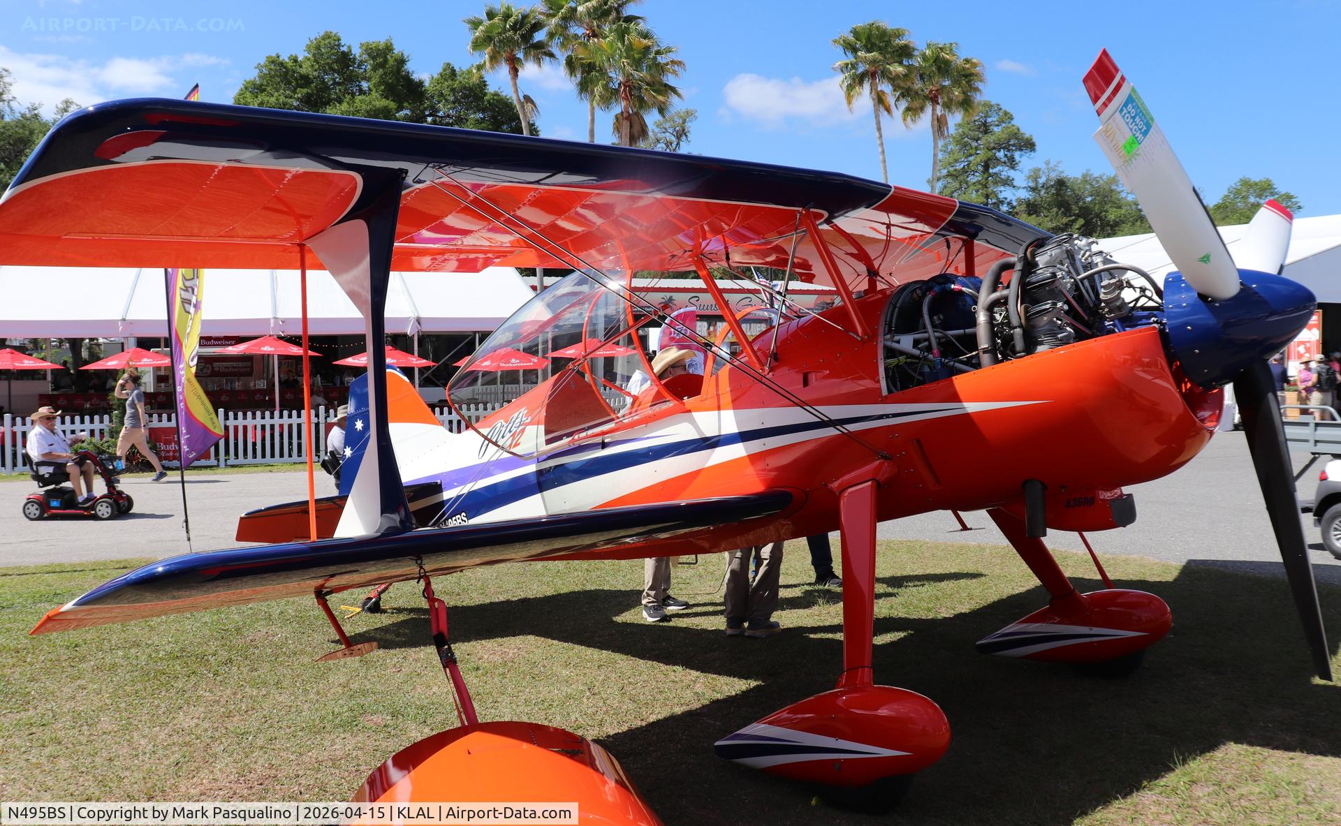 N495BS, 2013 Pitts Model 12 C/N 320, Pitts Model 12