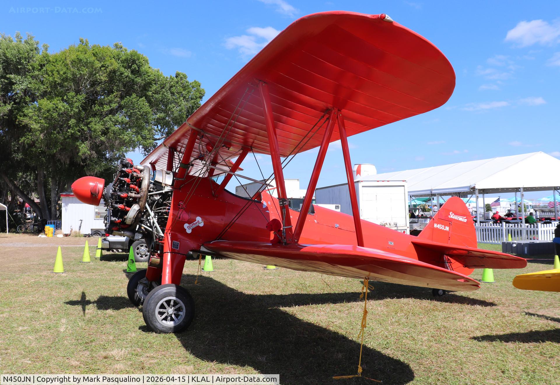N450JN, 1942 Boeing A75N1(PT17) C/N 75-2992, Stearman