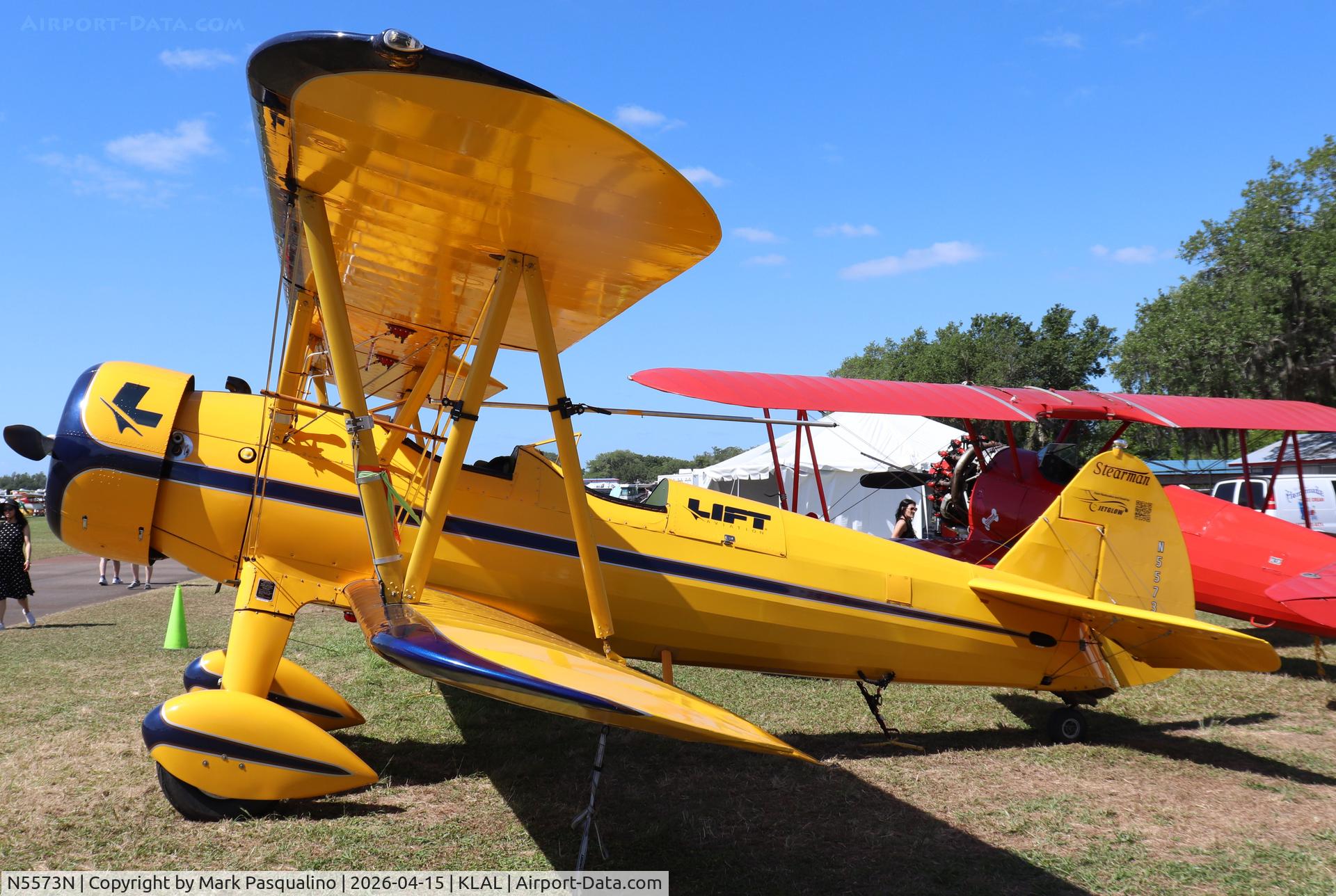 N5573N, 1943 Boeing B75N1 C/N 75-7622, Stearman