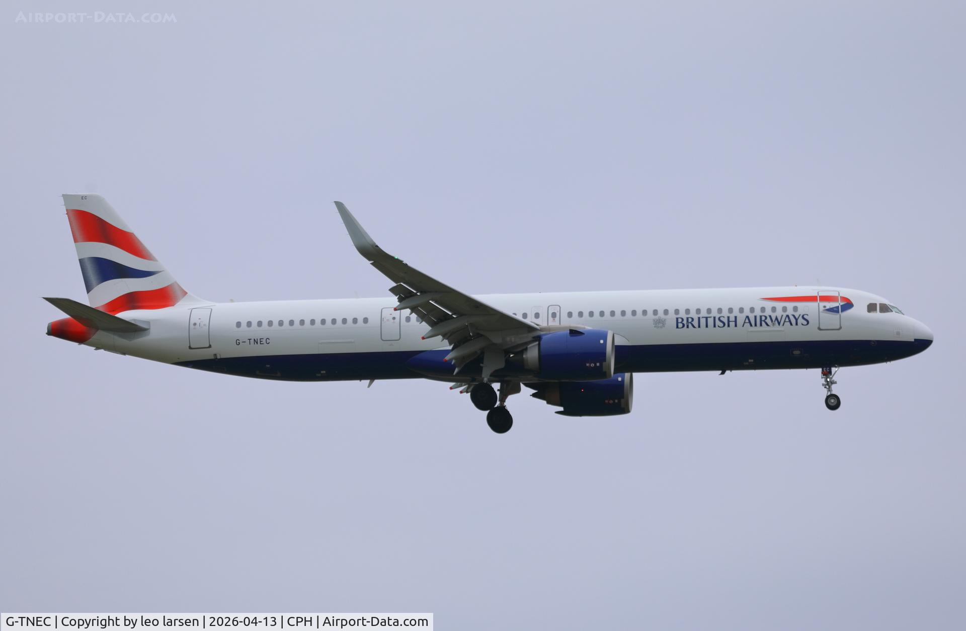 G-TNEC, 2023 Airbus A321-251 NX C/N 11744, Copenhagen 13.4.2026