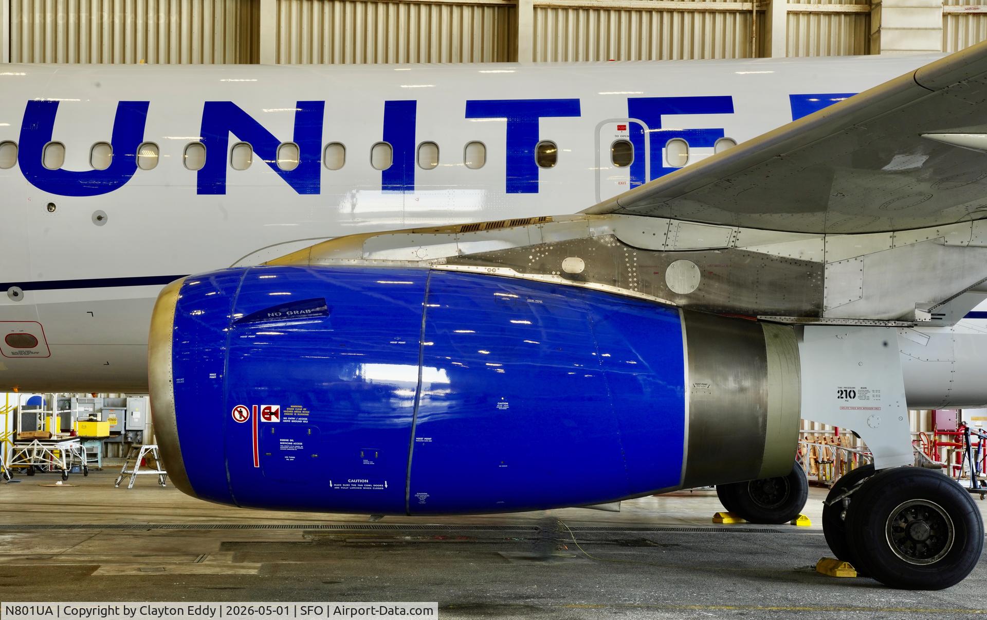 N801UA, 1997 Airbus A319-131 C/N 686, SFO 2026