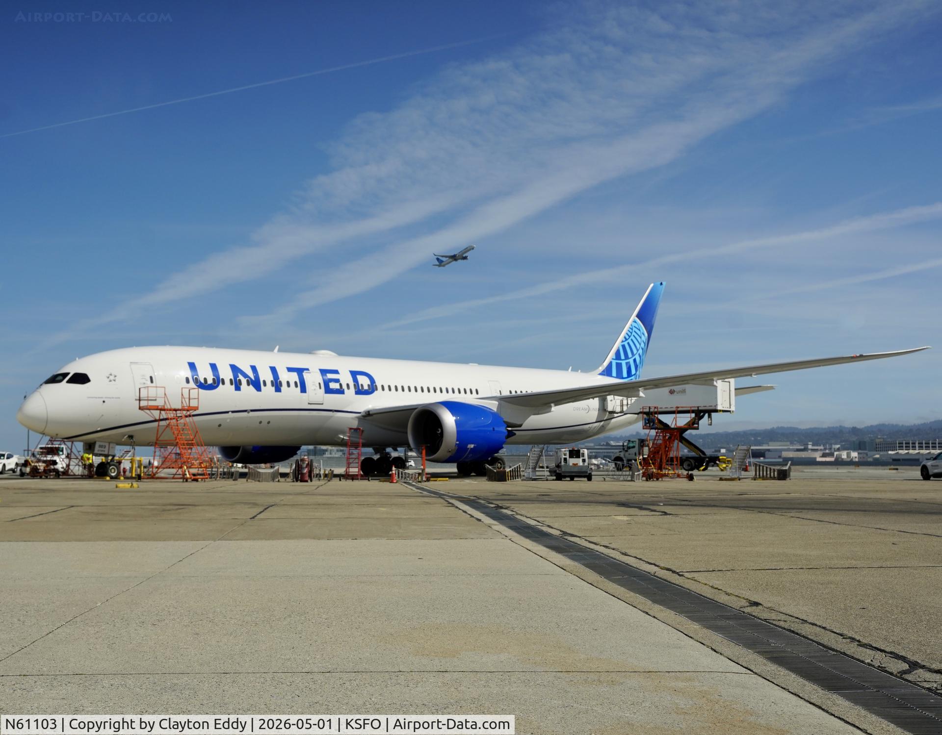 N61103, 2026 Boeing 787-9 Dreamliner Dreamliner C/N 68649, SFO 2026
