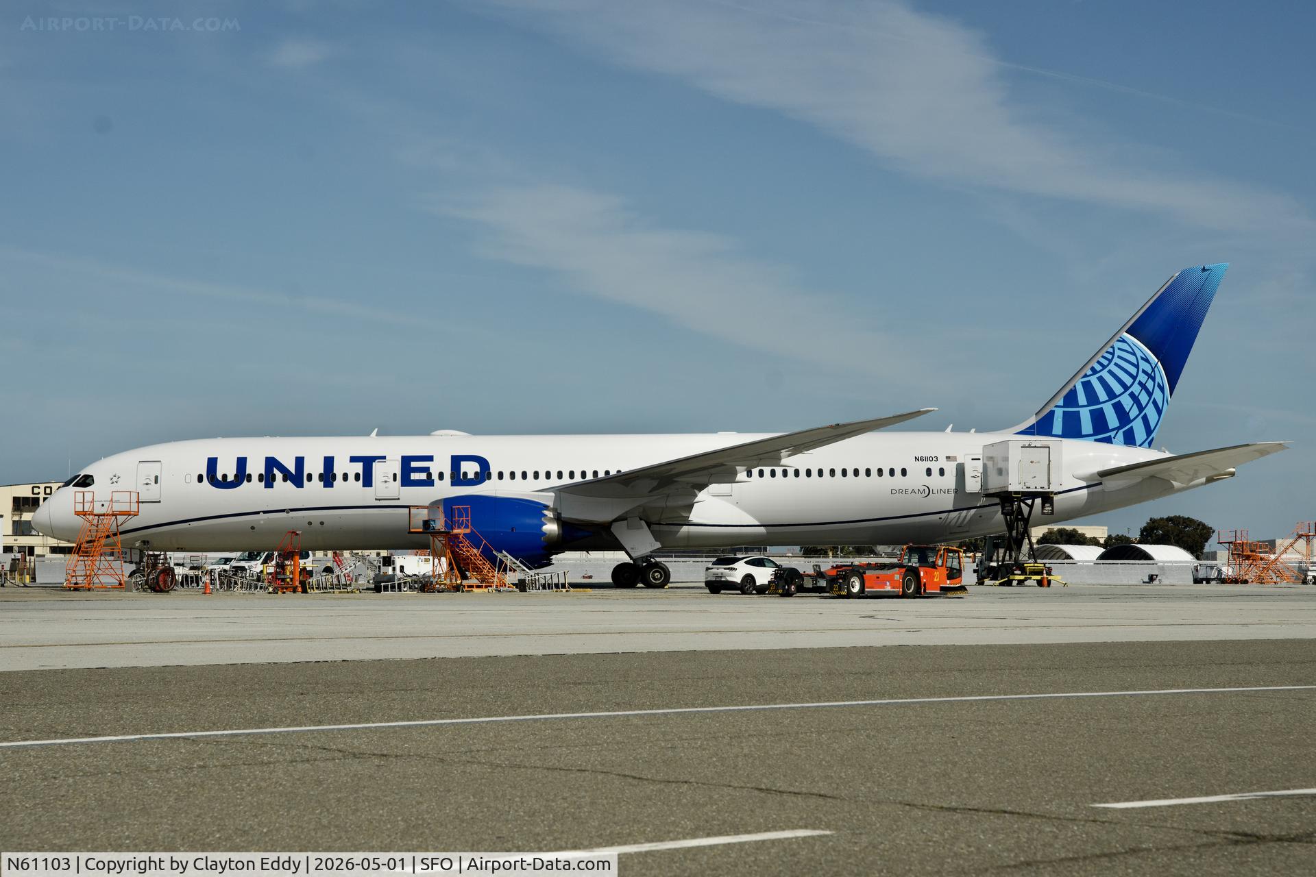 N61103, 2026 Boeing 787-9 Dreamliner Dreamliner C/N 68649, SFO 2026