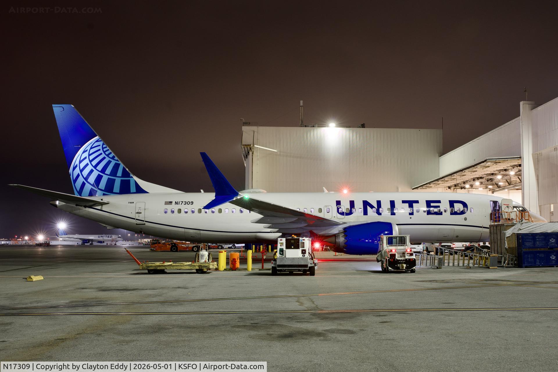 N17309, 2023 Boeing 737-8 MAX C/N 67563, SFO 2026