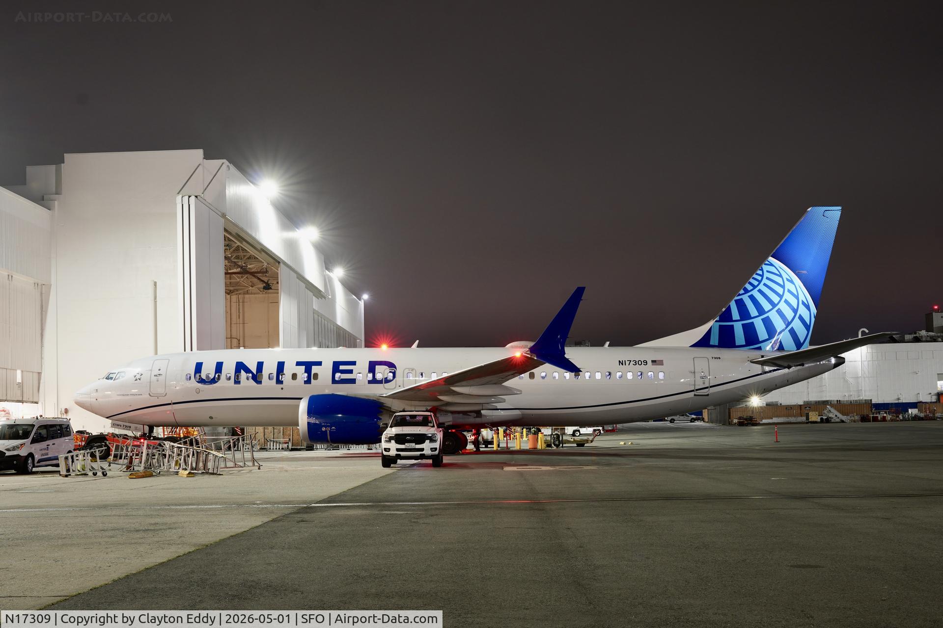 N17309, 2023 Boeing 737-8 MAX C/N 67563, SFO 2026