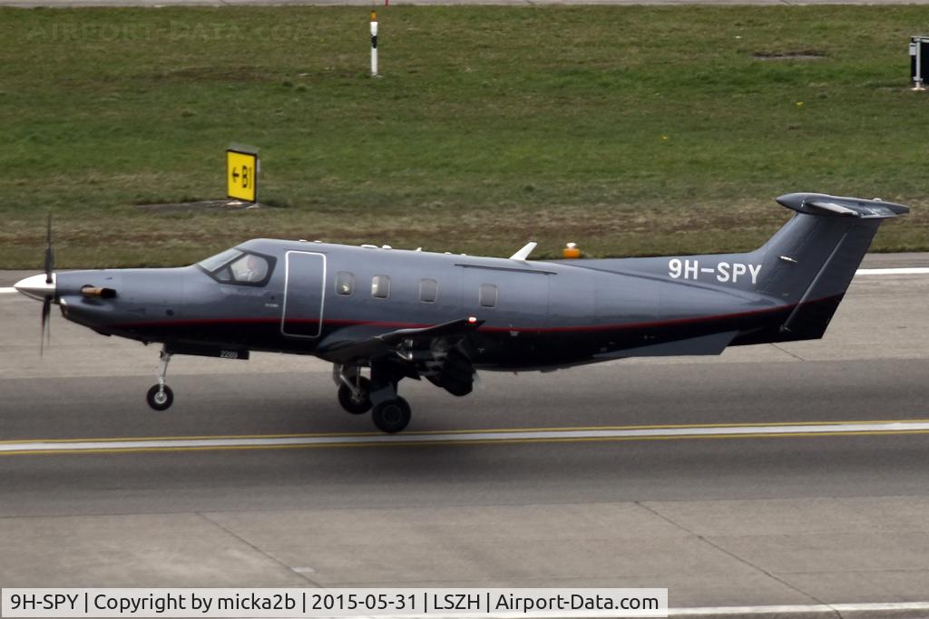 9H-SPY, 2023 Pilatus PC-12 NGX C/N 2289, Landing