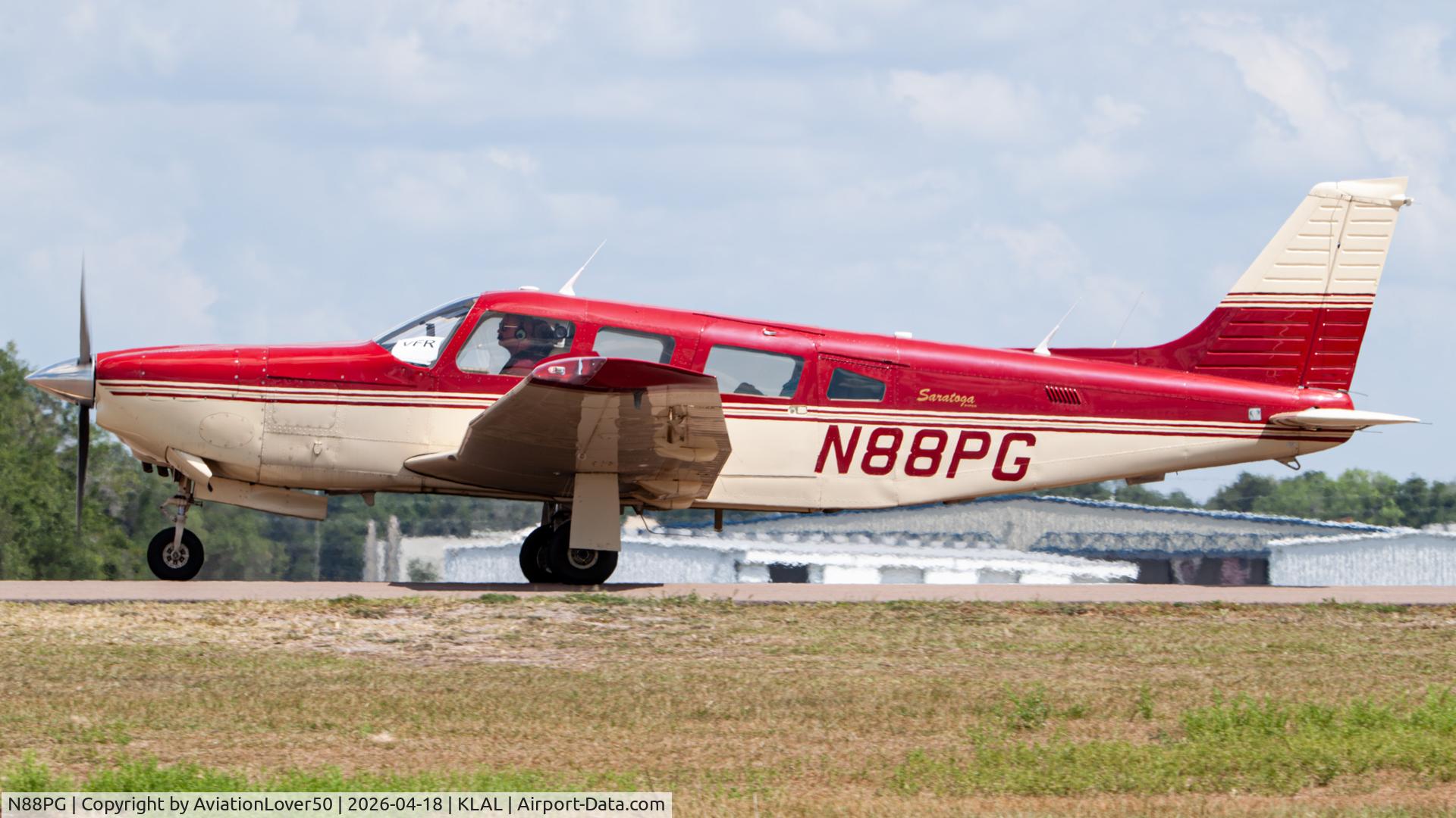 N88PG, 1980 Piper PA-32R-301 C/N 32R-8013060, Saratoga SP