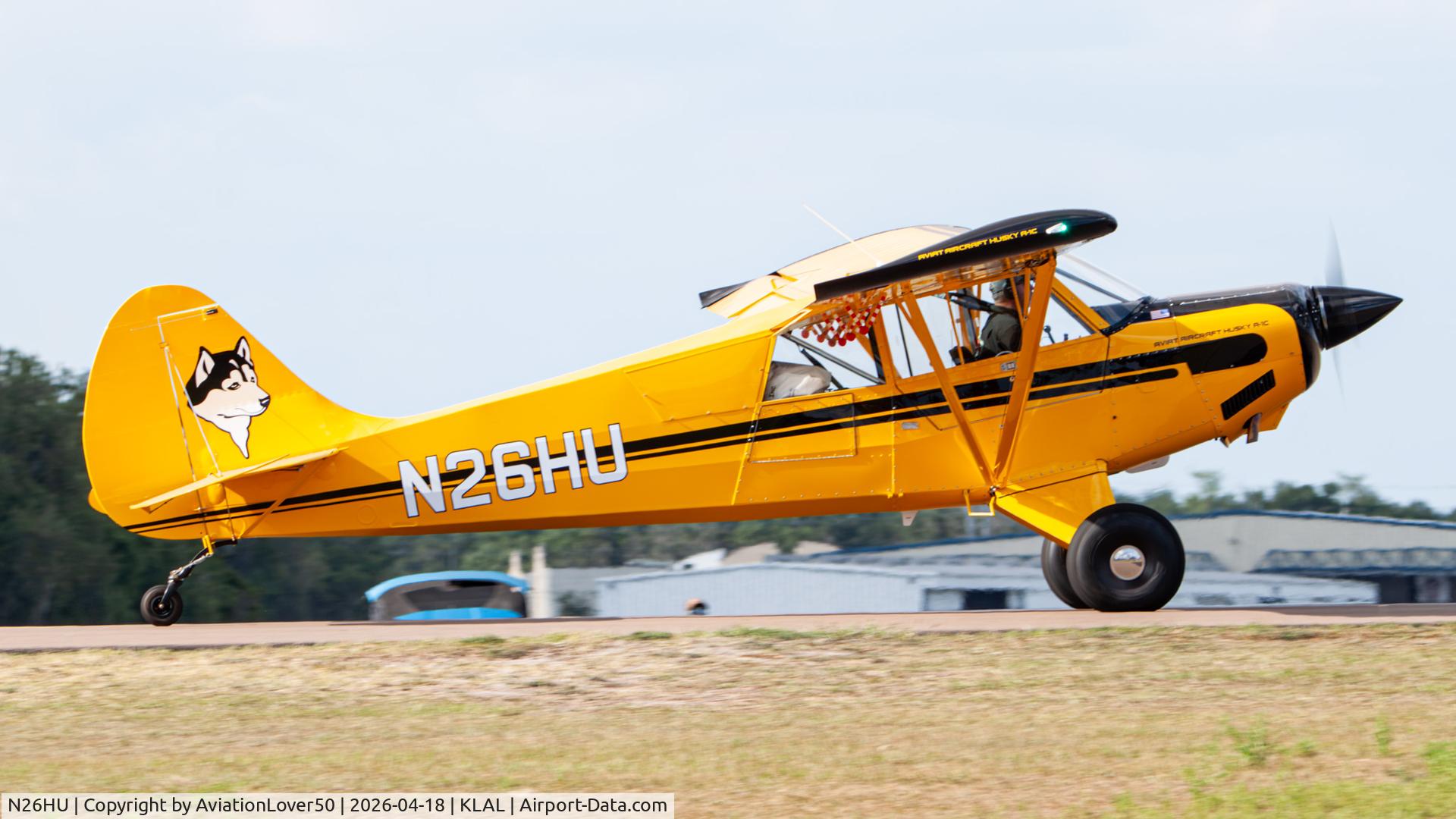 N26HU, 2026 Aviat A-1C-180 Husky C/N 3461, Husky
