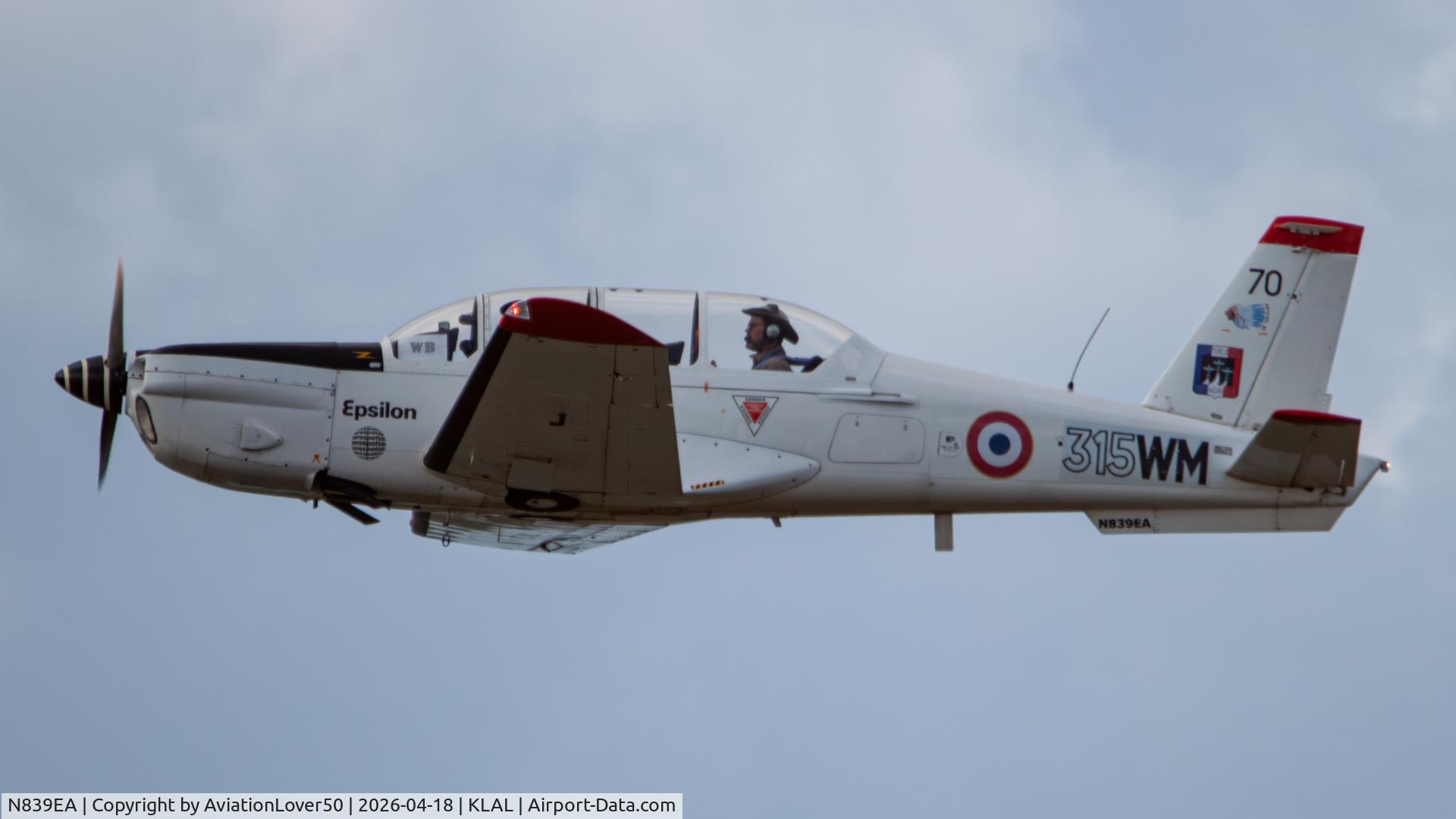 N839EA, Socata TB-30 Epsilon C/N 70, TB-30
