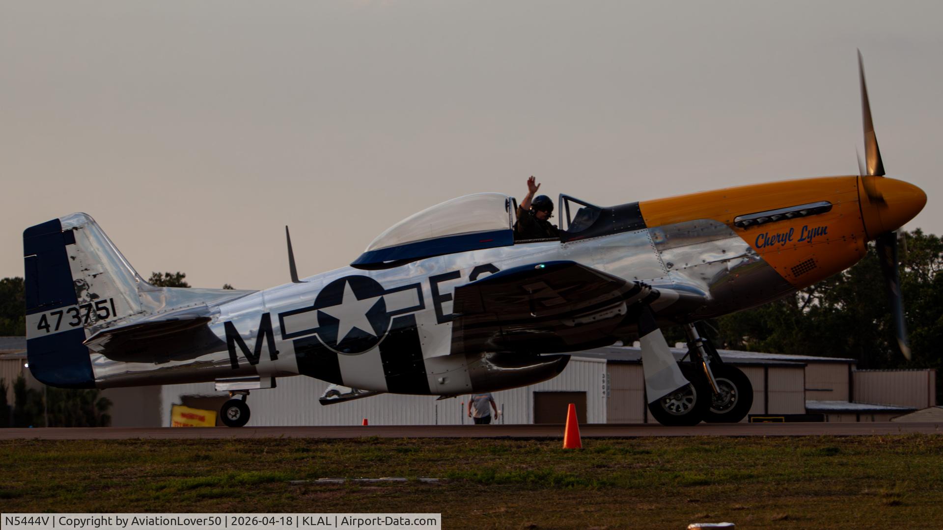 N5444V, 1944 North American F-51D-25-NA Mustang C/N 122-40291, P-51D