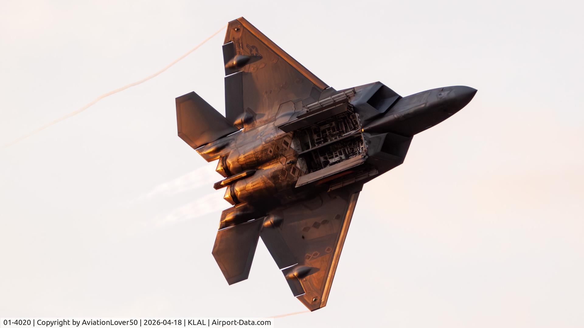 01-4020, 2001 Lockheed Martin F-22A Raptor C/N 645-4020, F-22A