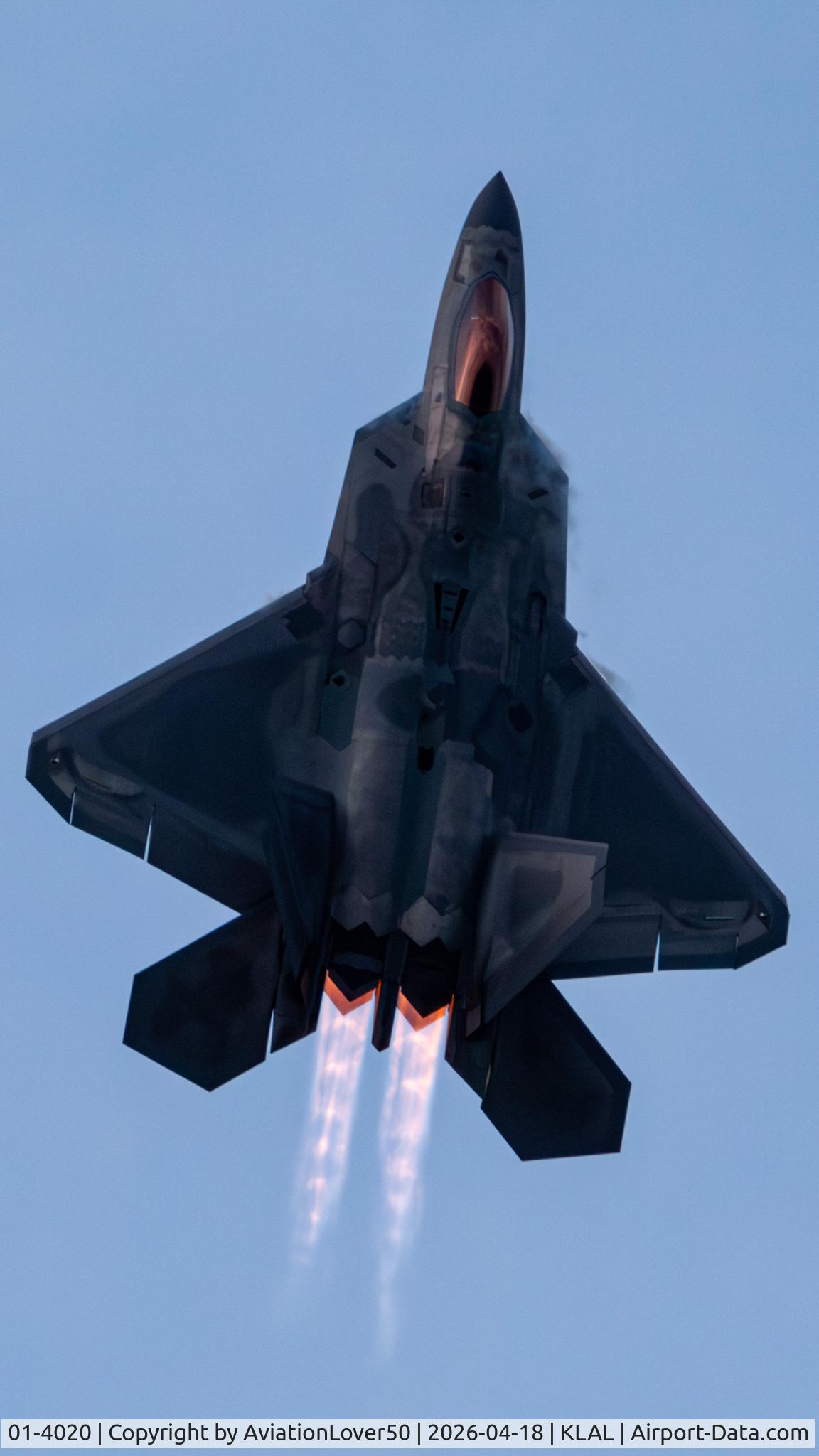 01-4020, 2001 Lockheed Martin F-22A Raptor, c/n 645-4020, F-22A