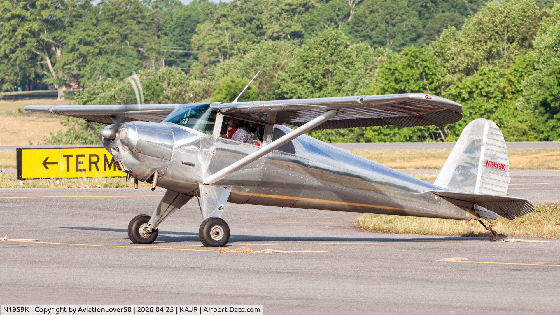 N1959K, 1947 Luscombe 8E Silvaire C/N 4686, Luscombe 8