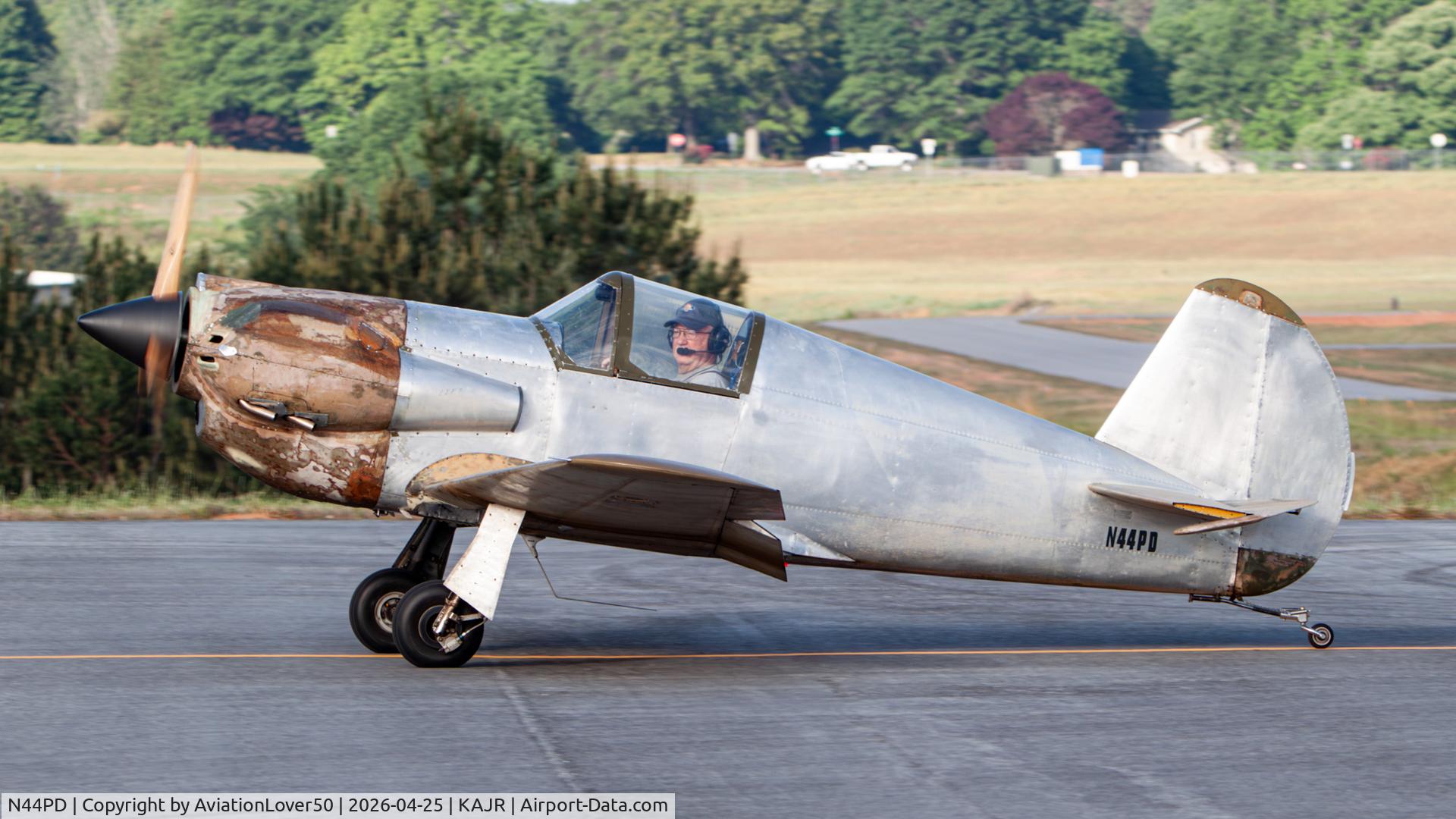 N44PD, 1982 Bushby Midget Mustang M-I C/N 1, Midget Mustang