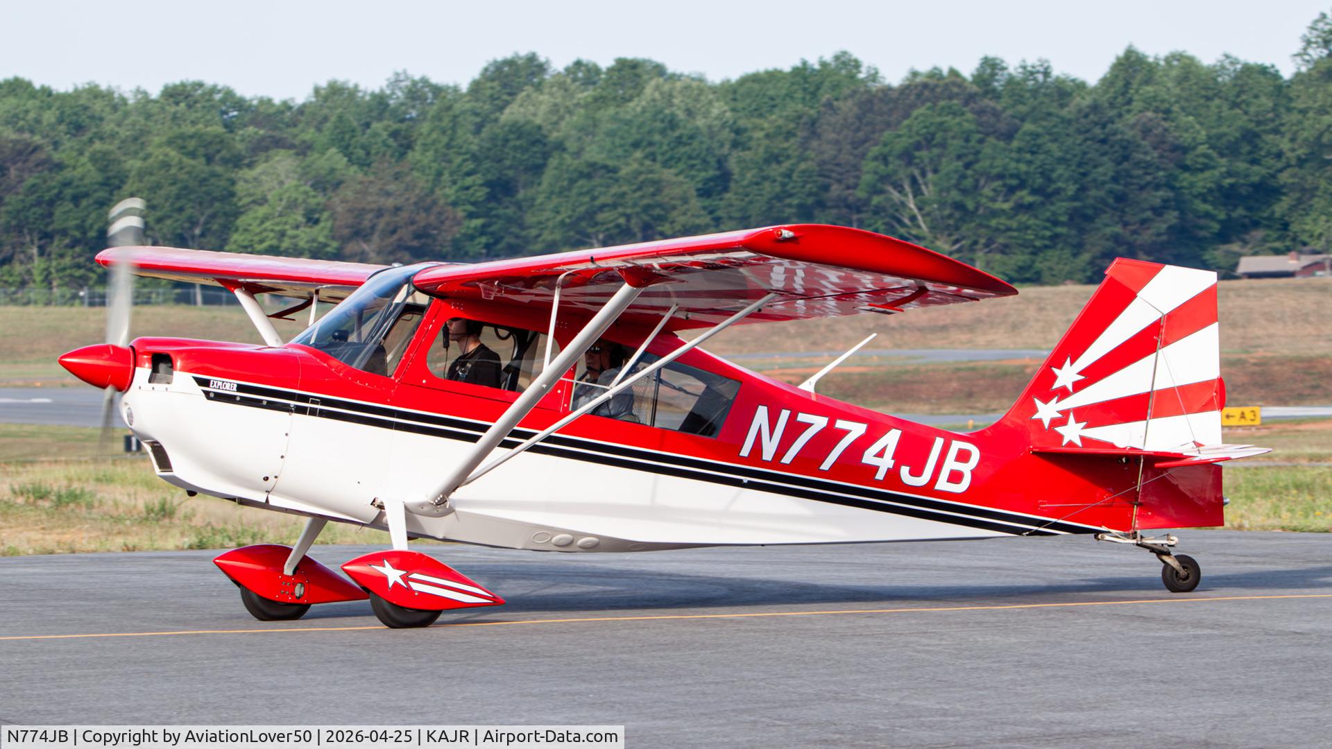 N774JB, 2004 American Champion 7GCBC C/N 1365-2004, Explorer