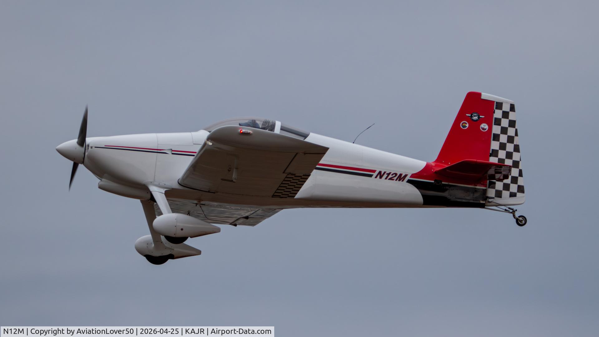N12M, Vans RV-6 C/N 60548, RV-6