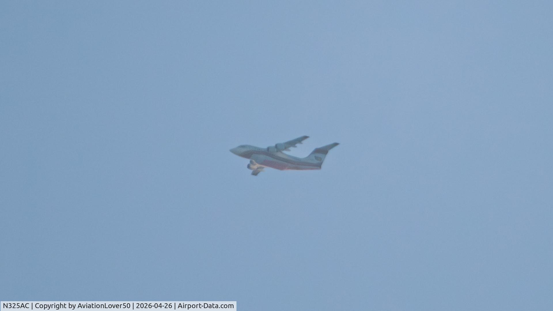 N325AC, 2000 British Aerospace Avro 146-RJ85A C/N E2371, Aero-Flite RJ85 TKR169 KCHA-KCHA