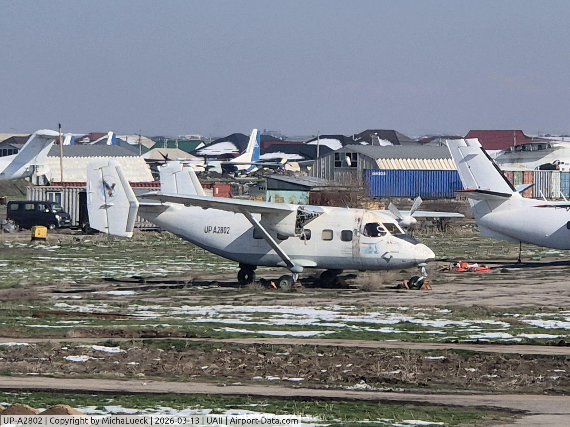 UP-A2802, Antonov An-28 C/N 1AJ003-13, Stored in Shymkent