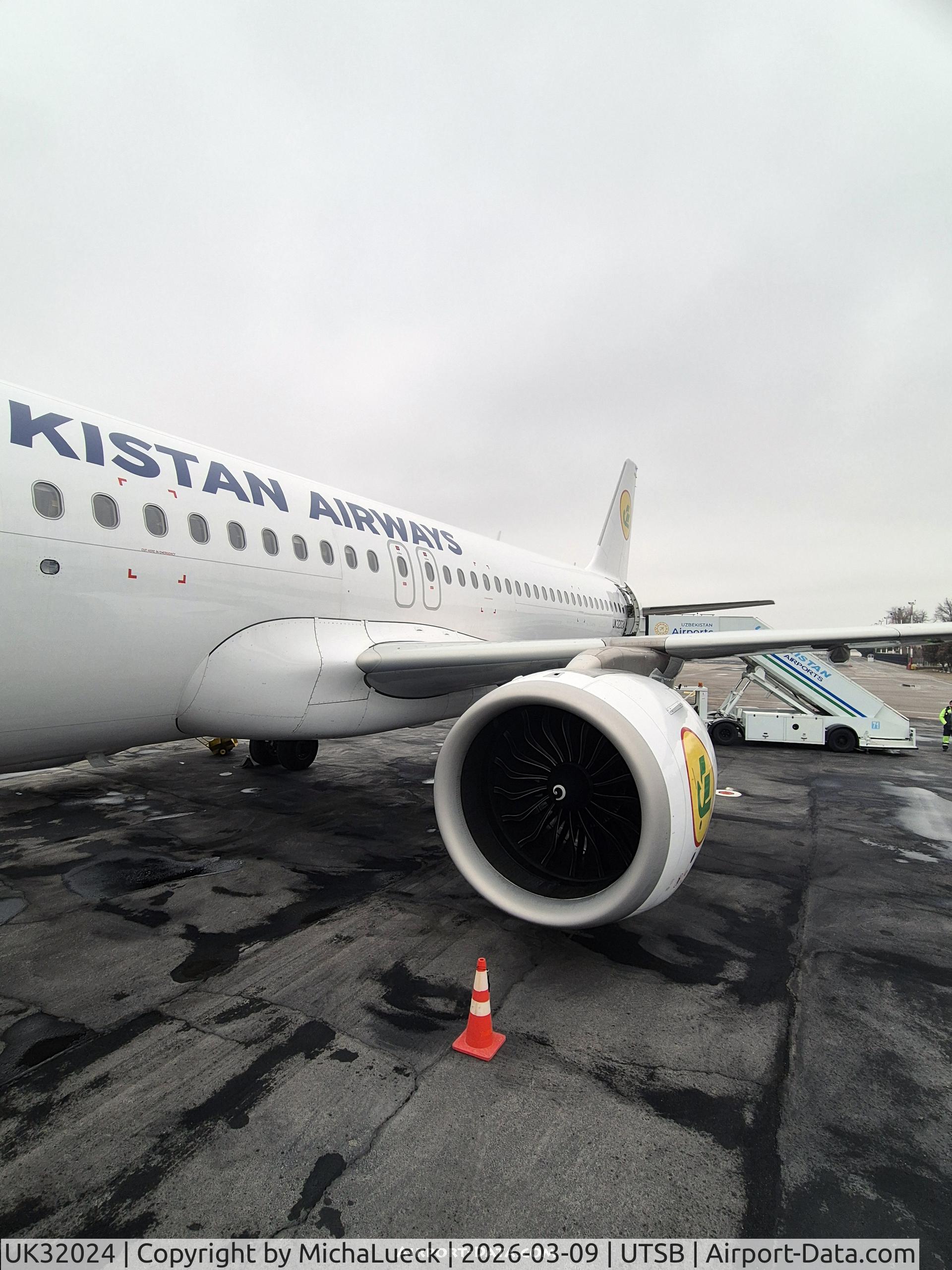 UK32024, 2023 Airbus 320-251N C/N 11452, At Bukhara