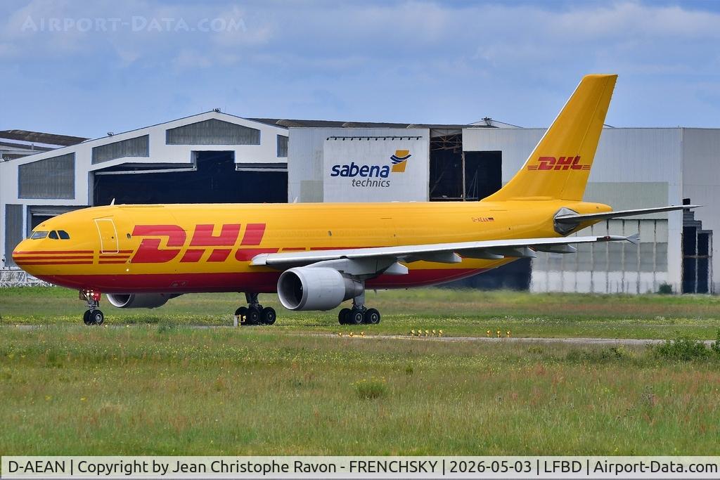 D-AEAN, 1993 Airbus A300B4-622R(F) C/N 703, Bordeaux (BOD)	Leipzig (LEJ)	(BCS007P)