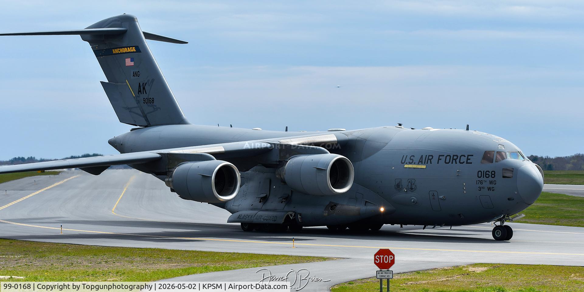 99-0168, 1999 Boeing C-17A Globemaster III C/N 50072/P-68, 144th AS	JB Elmendorf–Richardson, AK