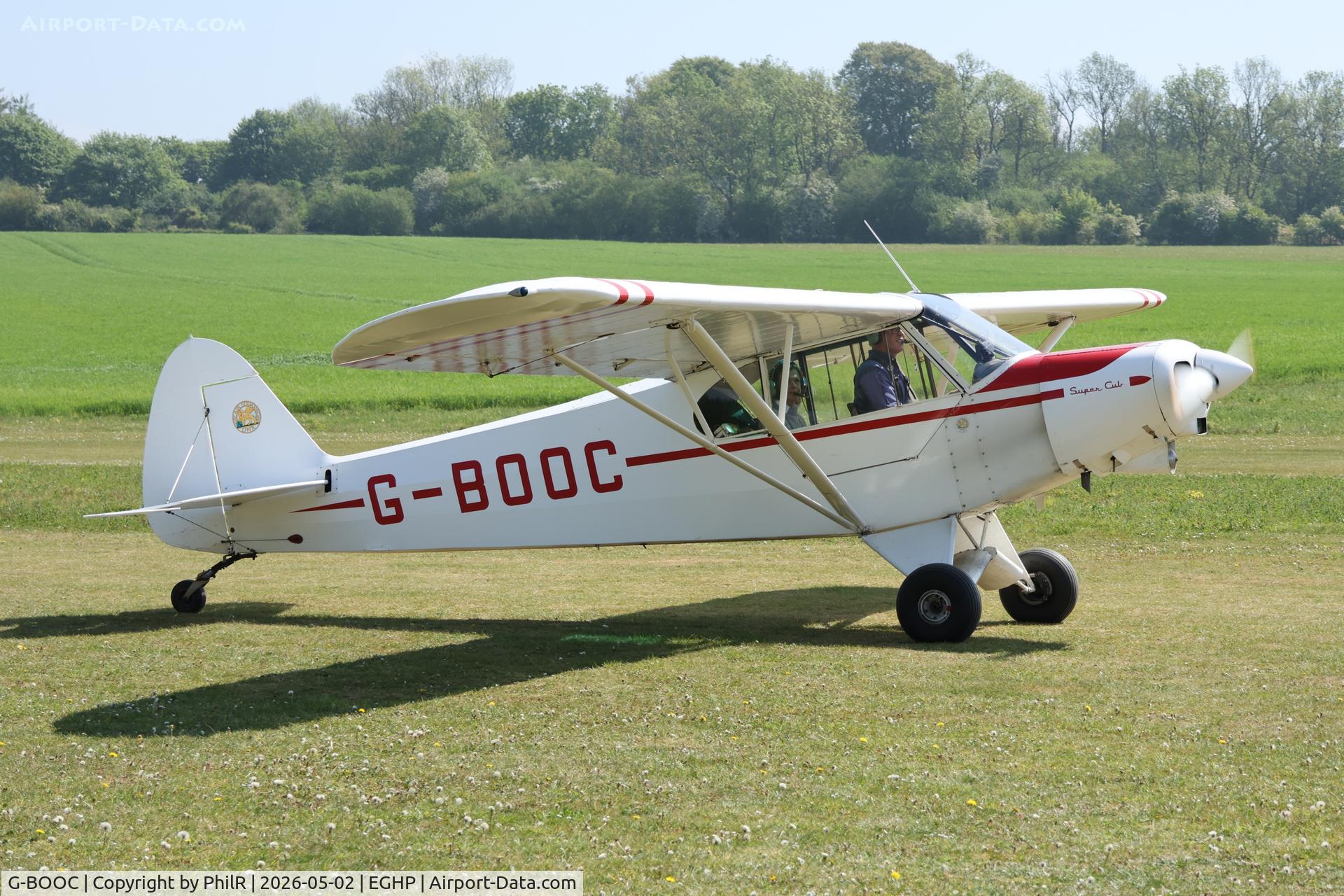 G-BOOC, 1965 Piper PA-18-150 Super Cub C/N 18-8279, G-BOOC 1965 Piper PA-18-150 Super Cub Microlight Show Popham 
