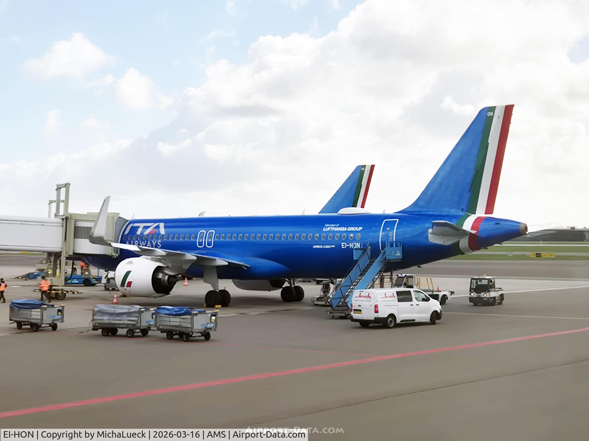 EI-HON, 2024 Airbus A320-272N, c/n 12215, At Shiphol