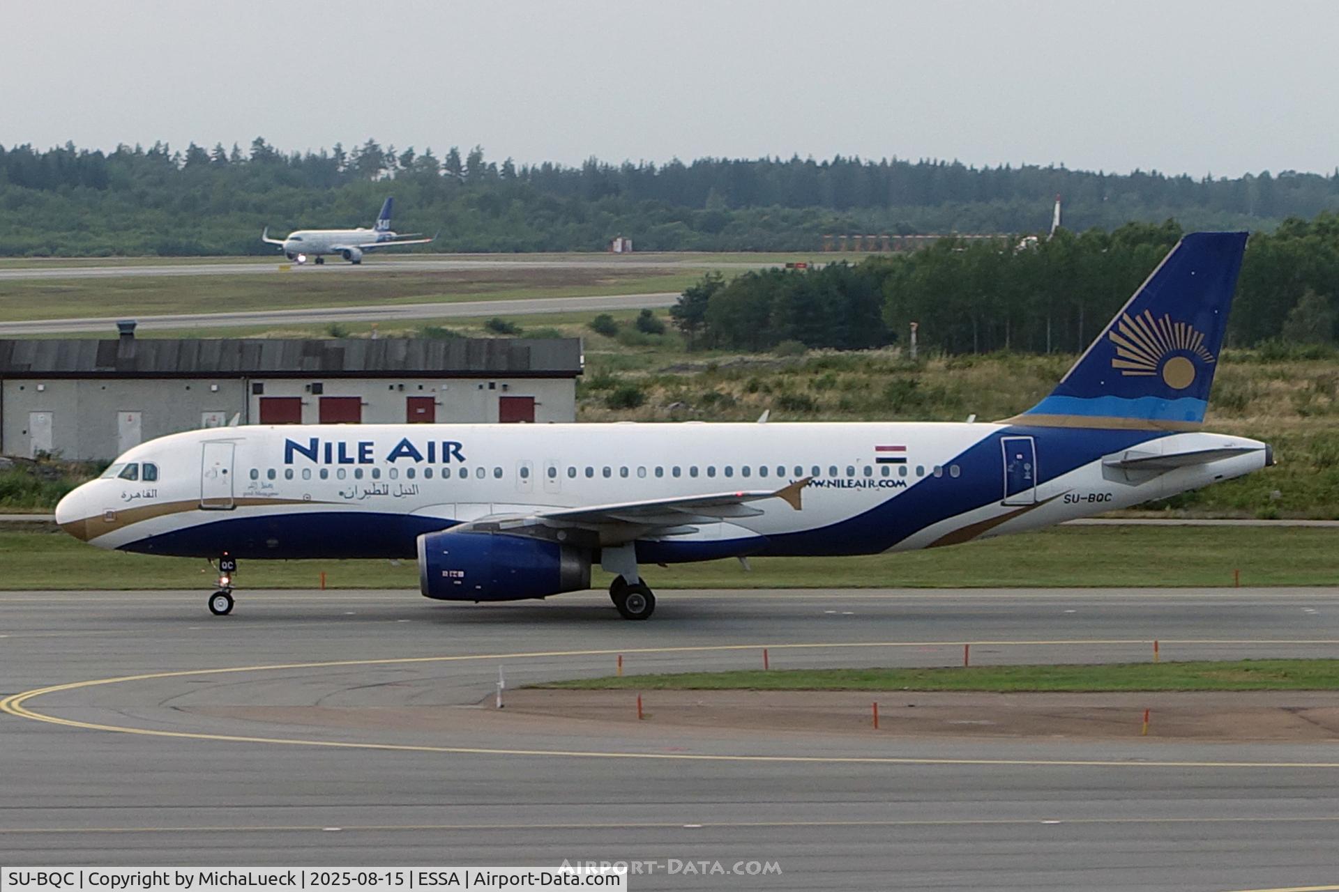 SU-BQC, 2007 Airbus A320-232 C/N 3219, At Arlanda